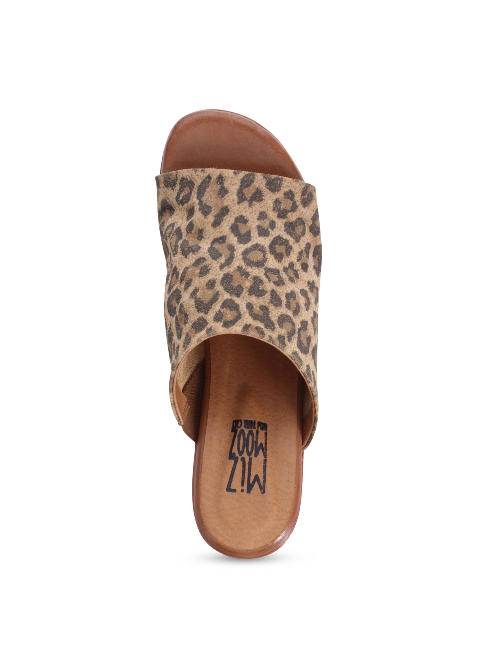 Miz Mooz Gwen Leopard Heeled Slide