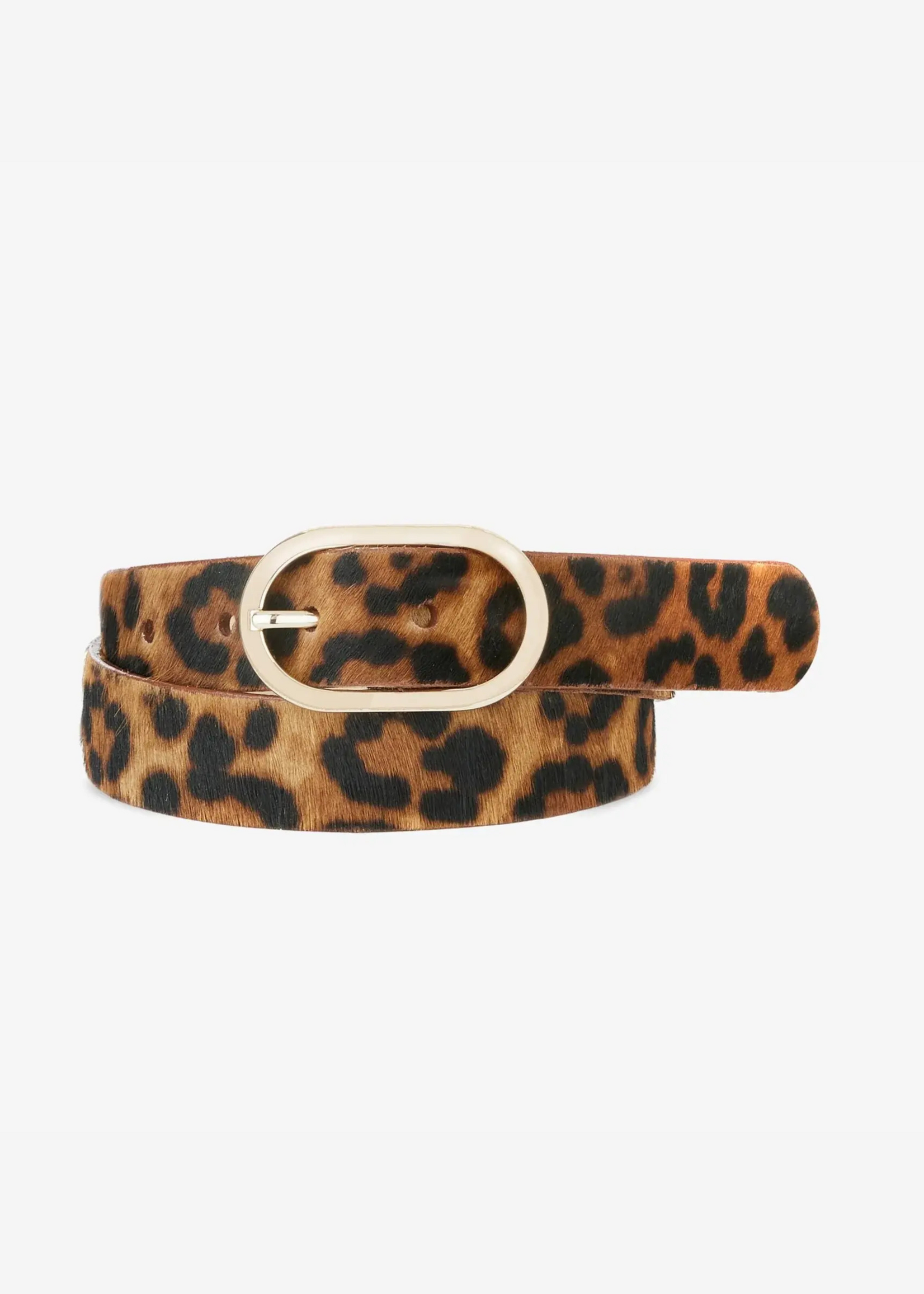 BRAVE Leather Kezia Persian Leopard Belt
