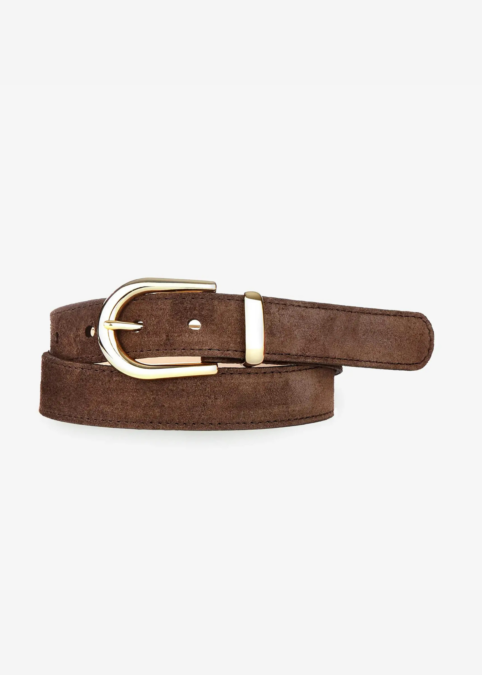 BRAVE Leather Lysander Castoro Suede Belt