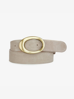 BRAVE Leather Zaire Beige 300 Suede Belt