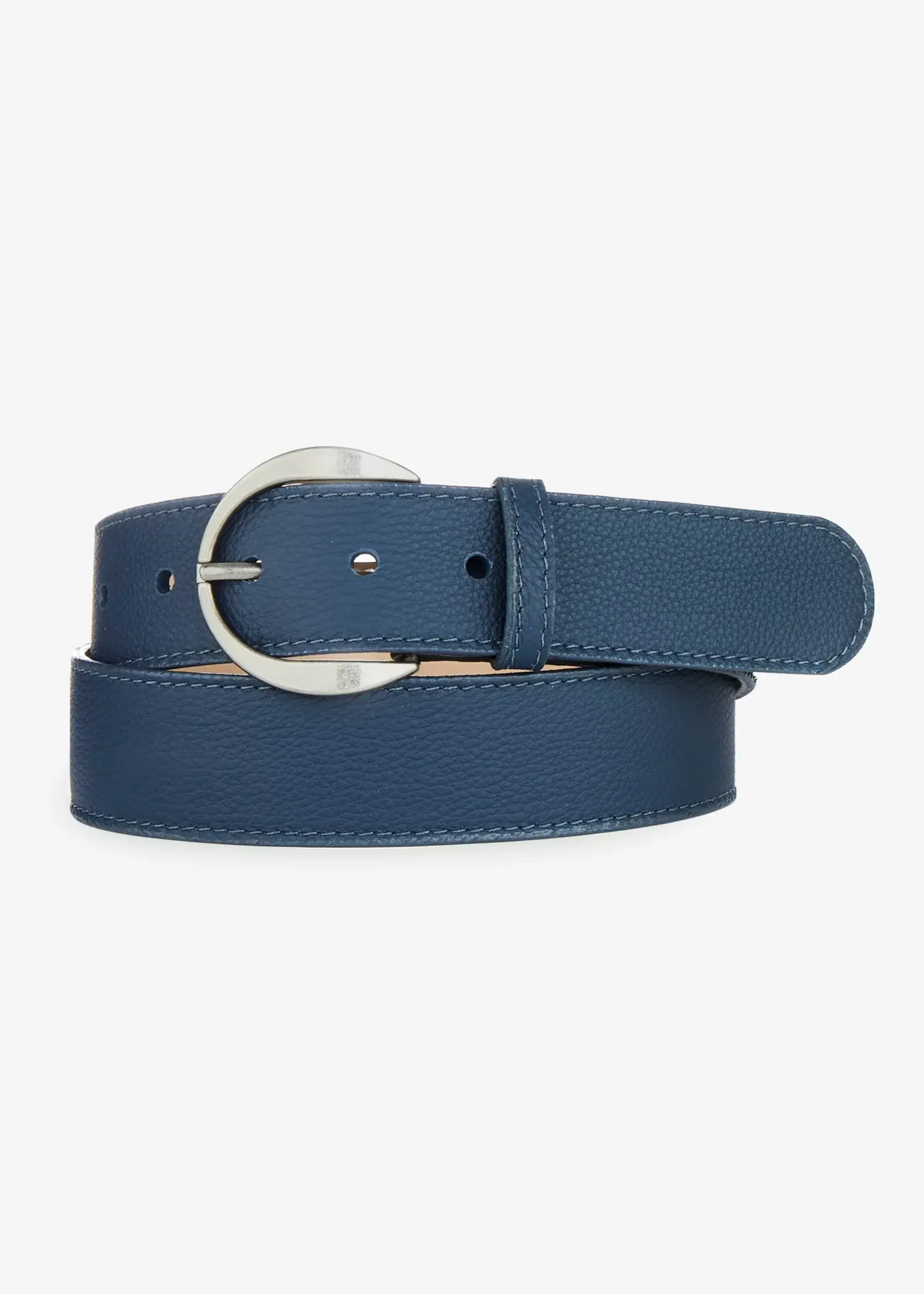 BRAVE Leather Sylas Indigo Nappa Belt