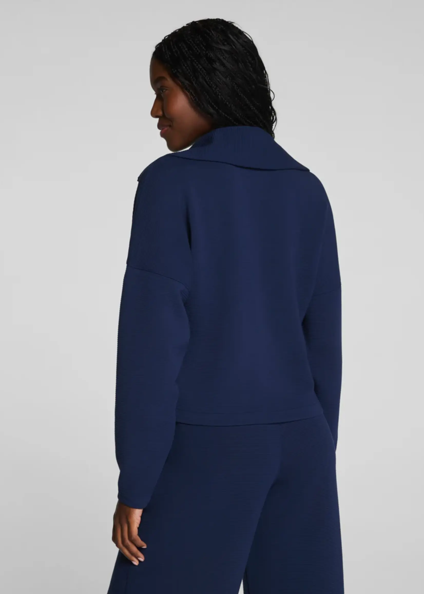 SPANX AirEssentials French Rib Half Zip