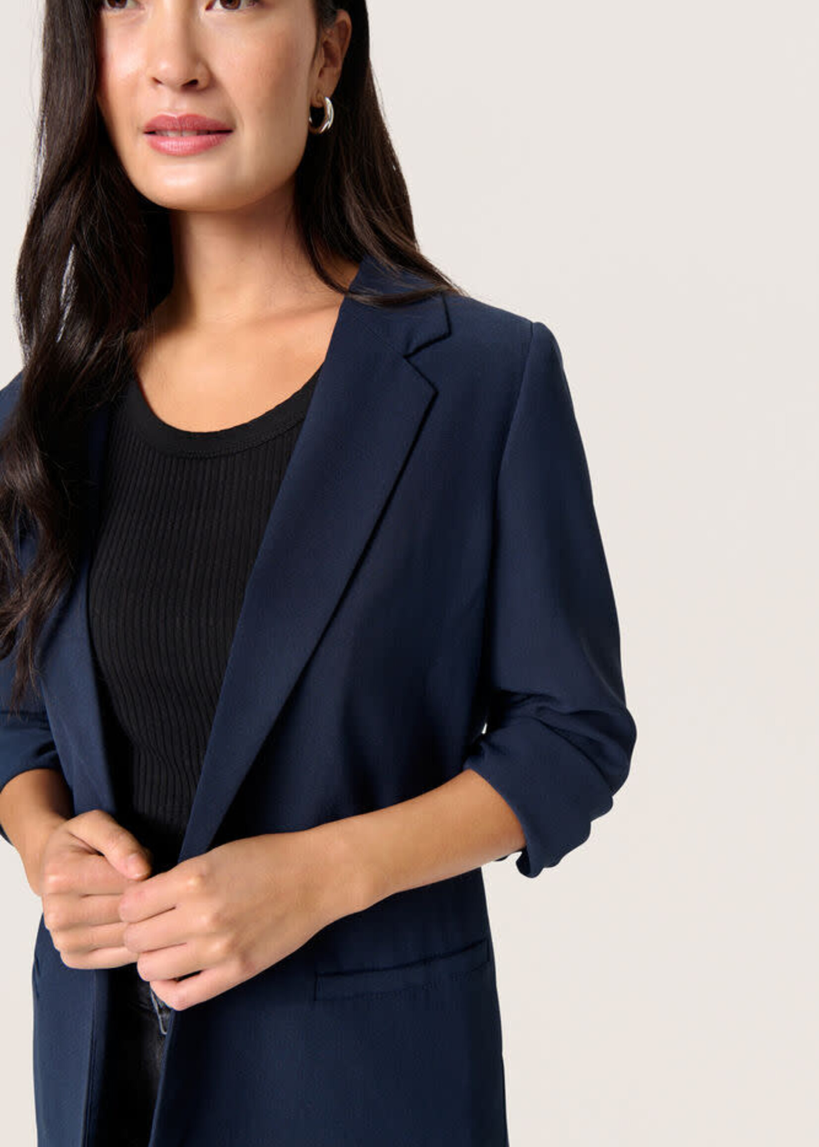 Soaked in Luxury Shirley Short Sleeve Blazer