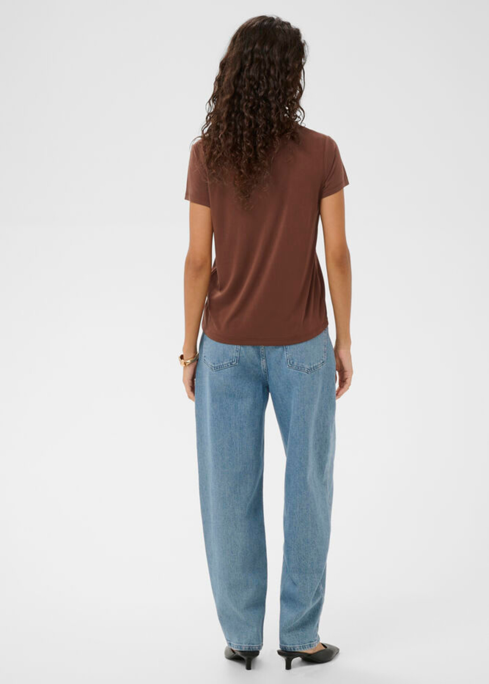 Soaked in Luxury Columbine V-Neck T-Shirt