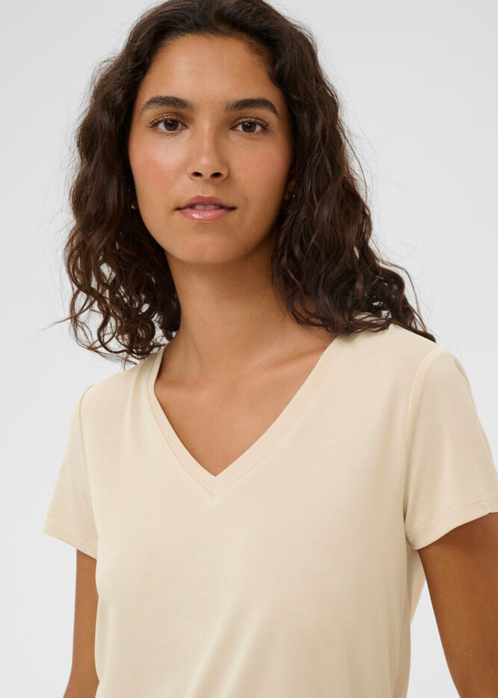 Soaked in Luxury Columbine V-Neck T-Shirt