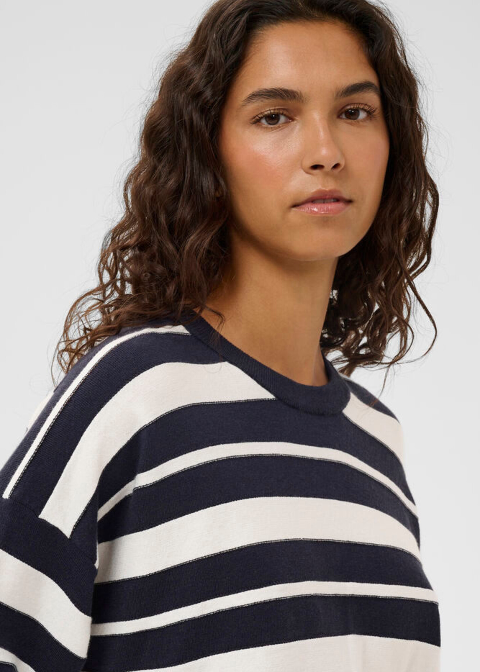 Soaked in Luxury Spina Boxy Structure Pullover