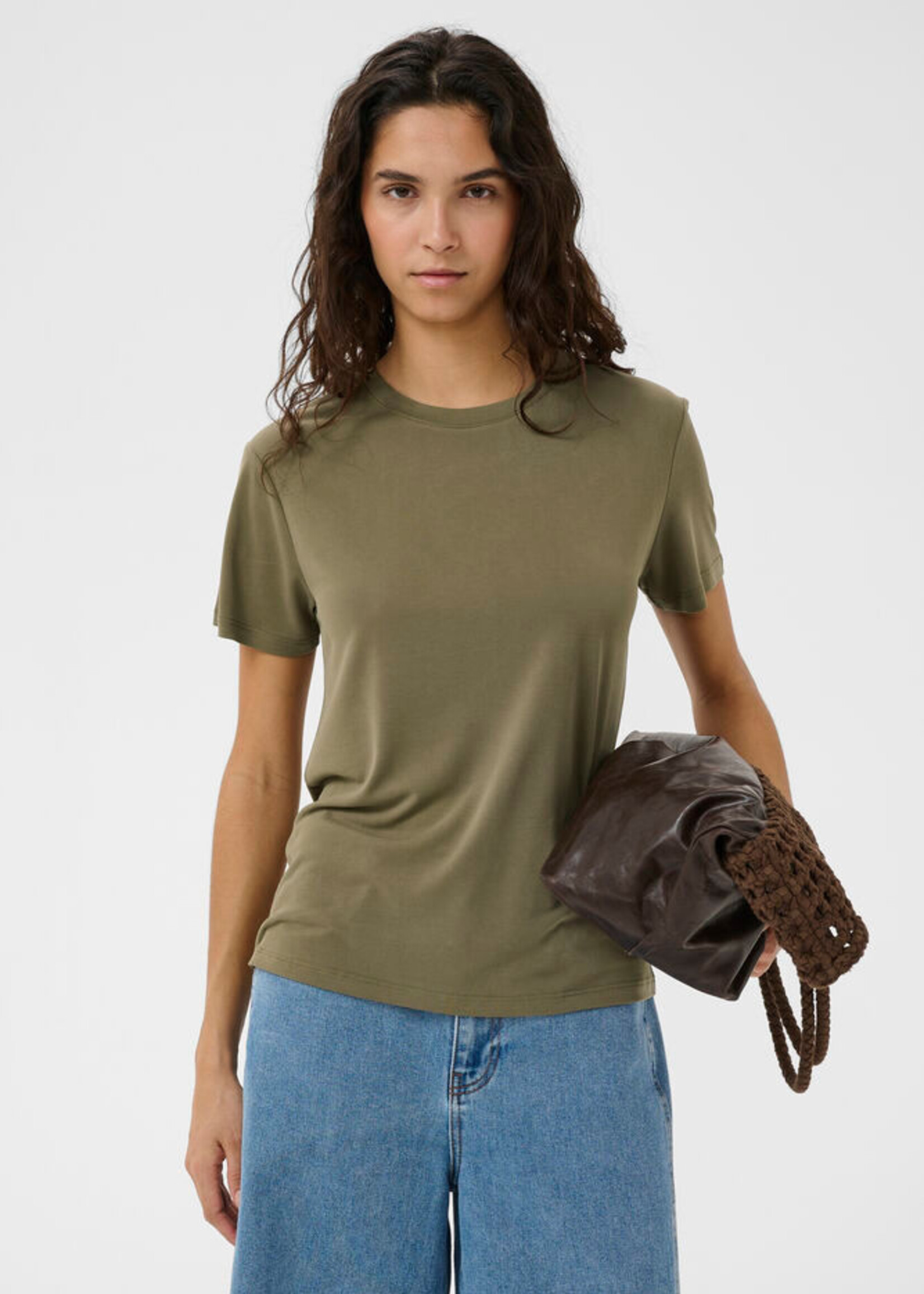 Soaked in Luxury Columbine Crew-Neck T-Shirt