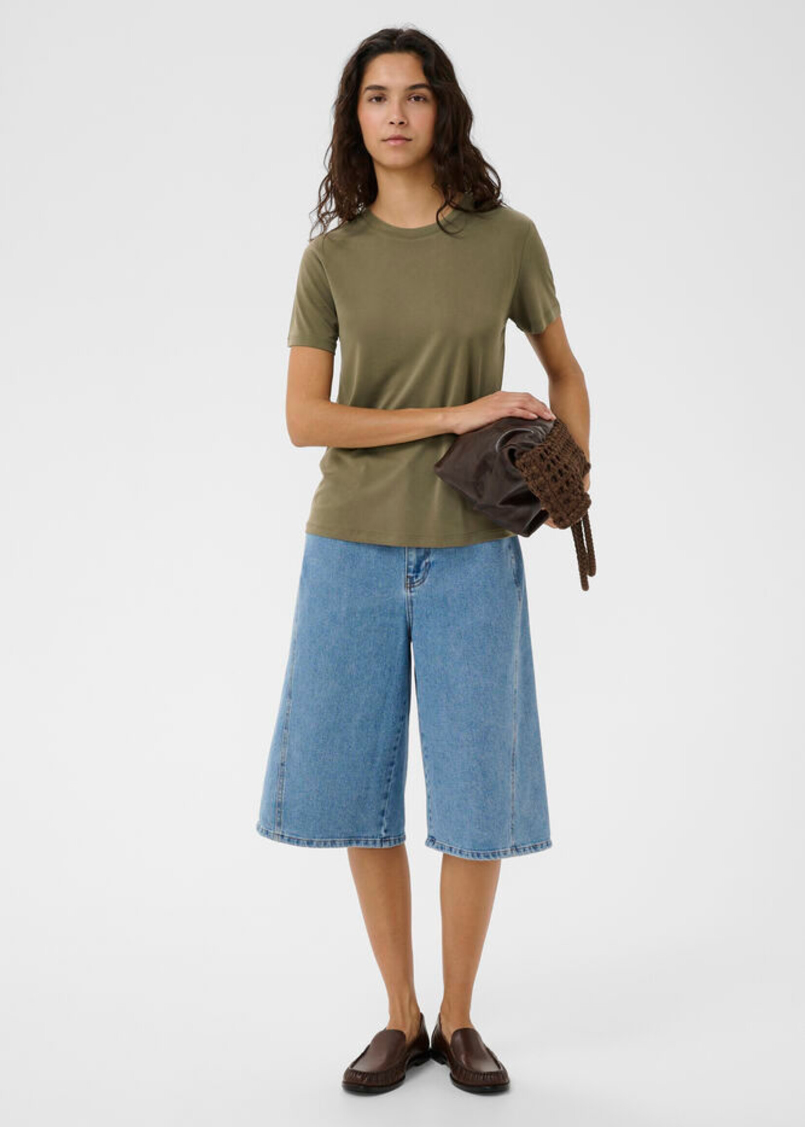 Soaked in Luxury Columbine Crew-Neck T-Shirt