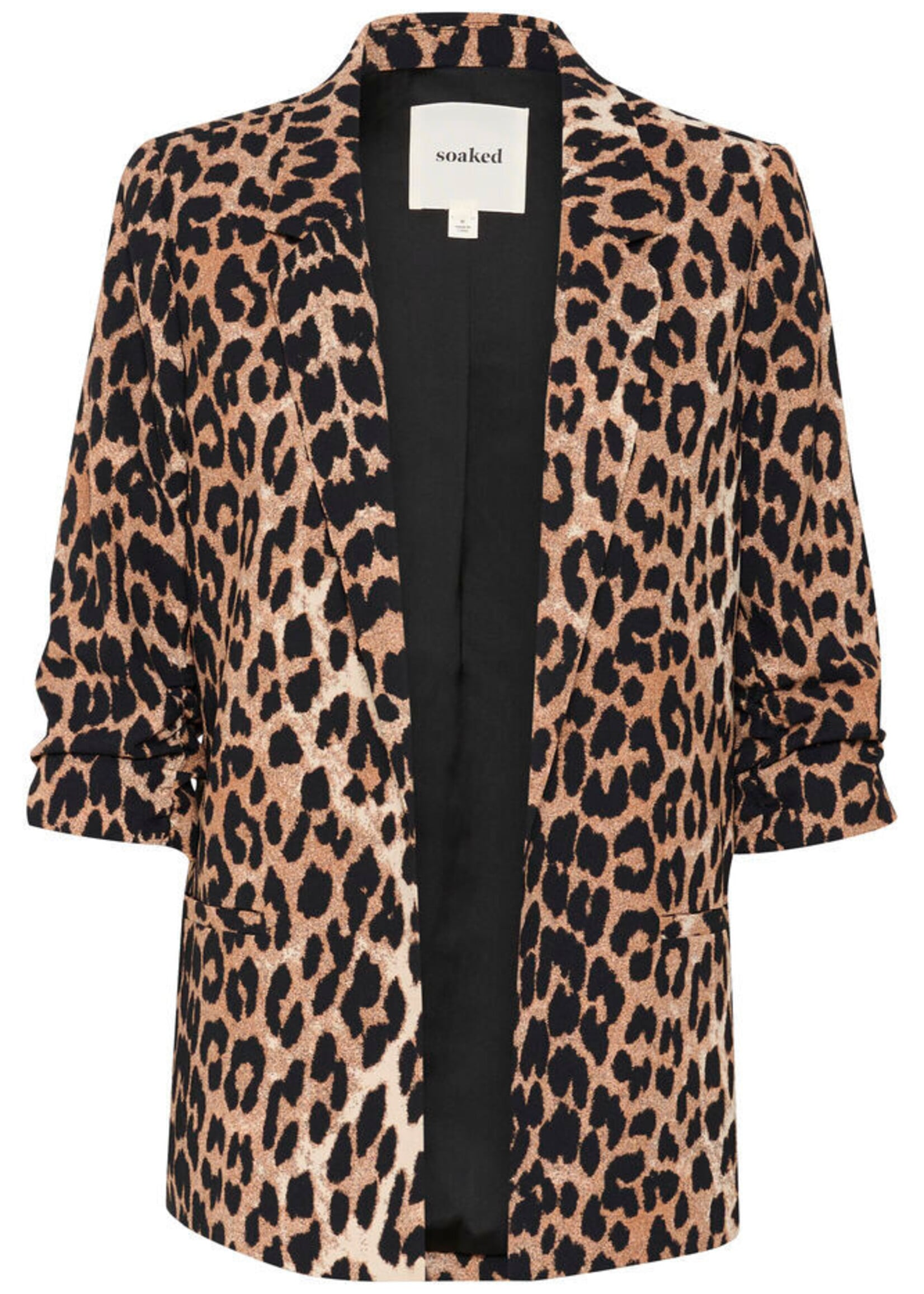 Soaked in Luxury Shirley Short Sleeve Printed Blazer