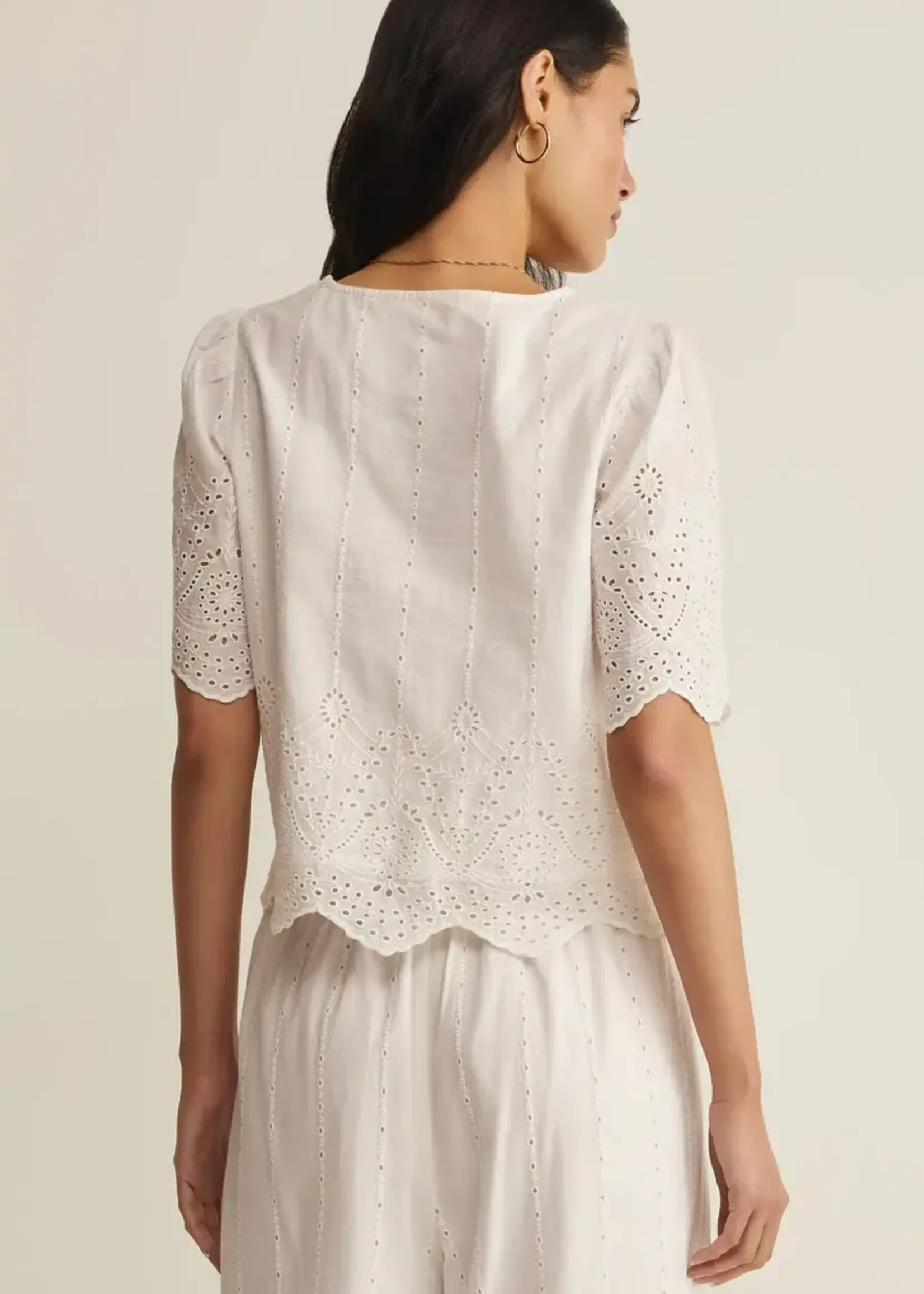 Z SUPPLY Oceanside Embroidered Top