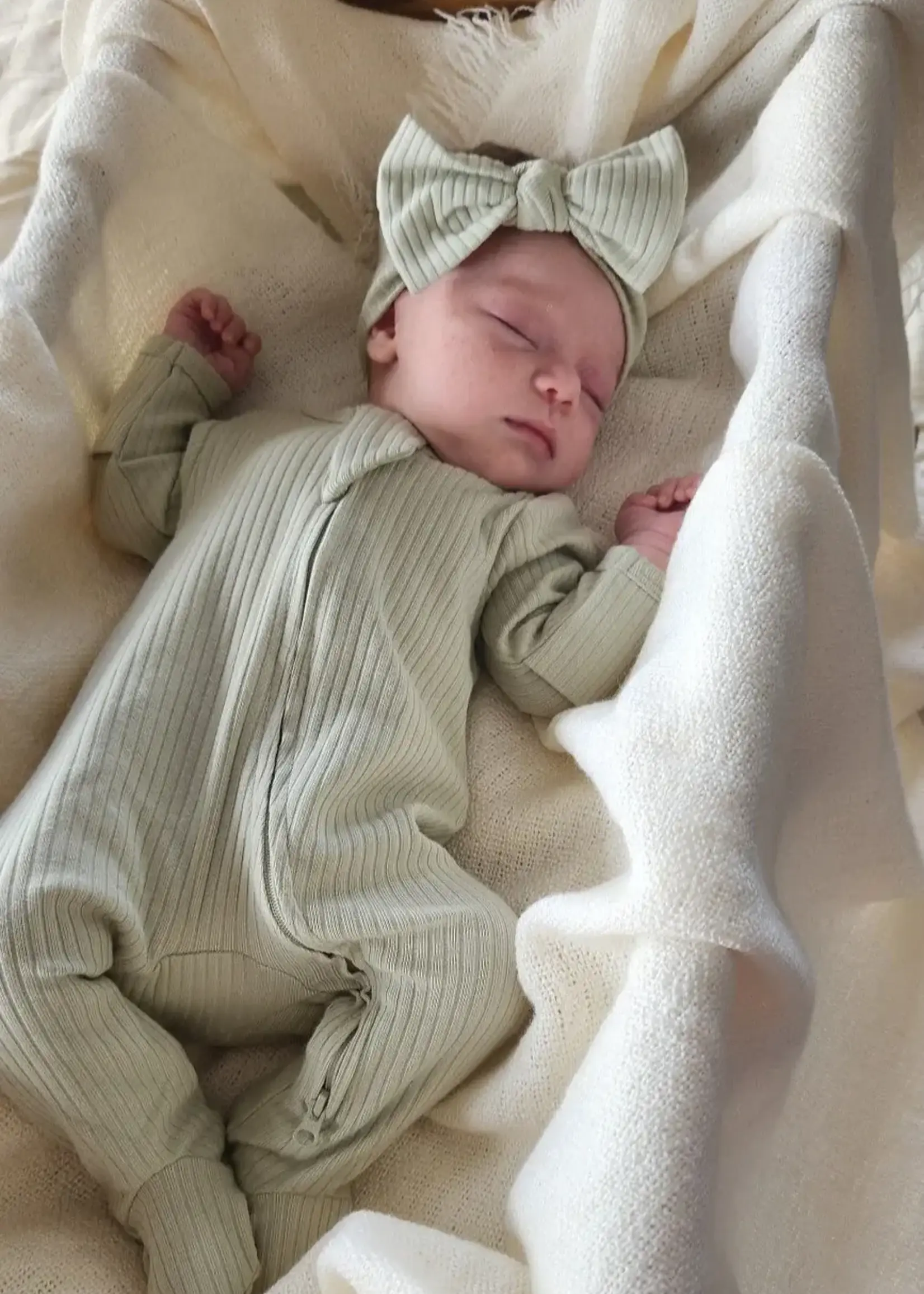 Ba.Be.O Organic Ribbed Infant Sleeper