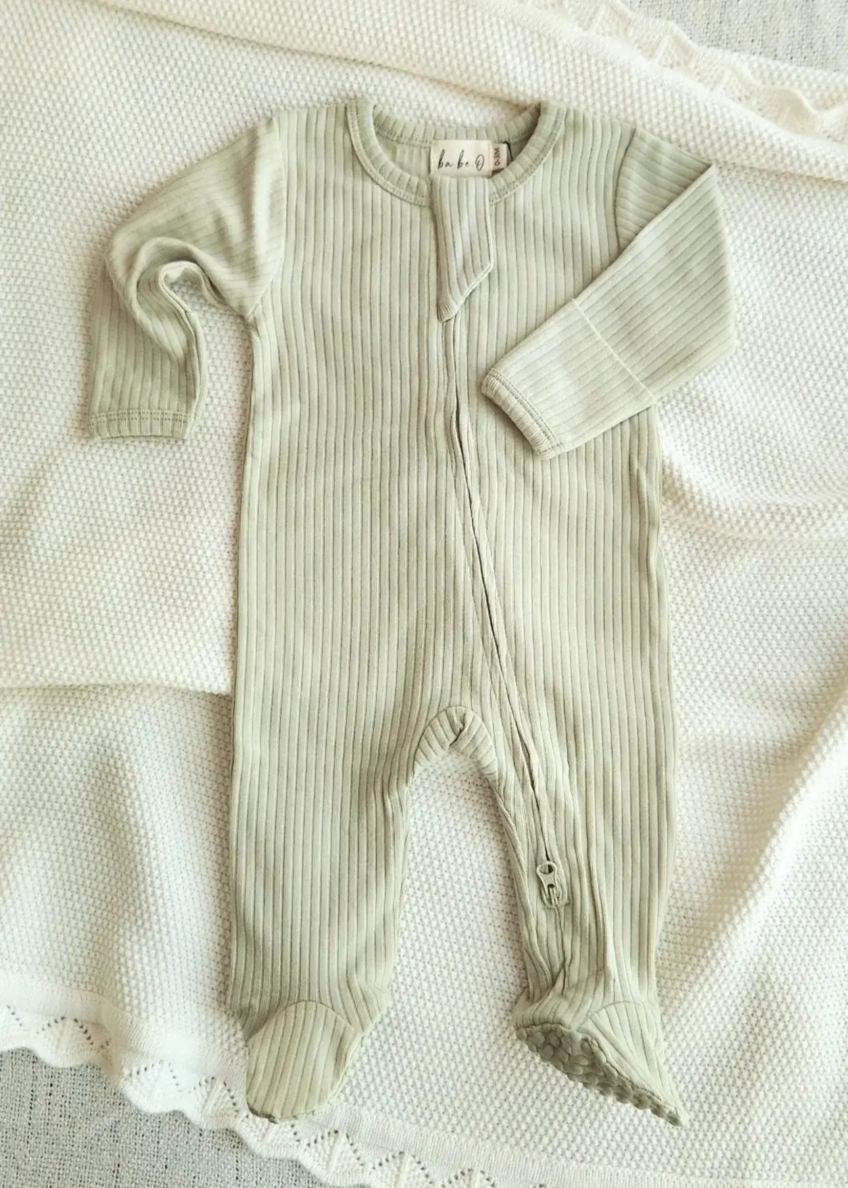 Ba.Be.O Organic Ribbed Infant Sleeper