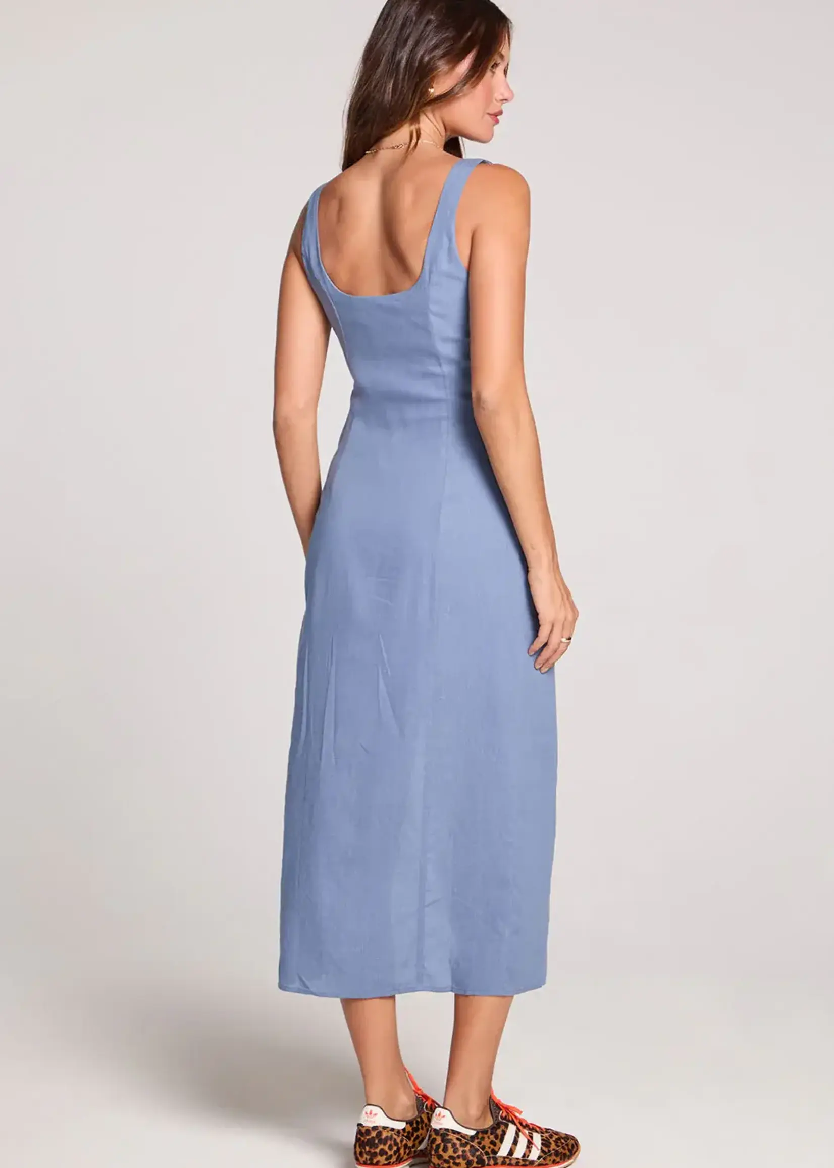 Saltwater Luxe Woven Tank Midi Dress