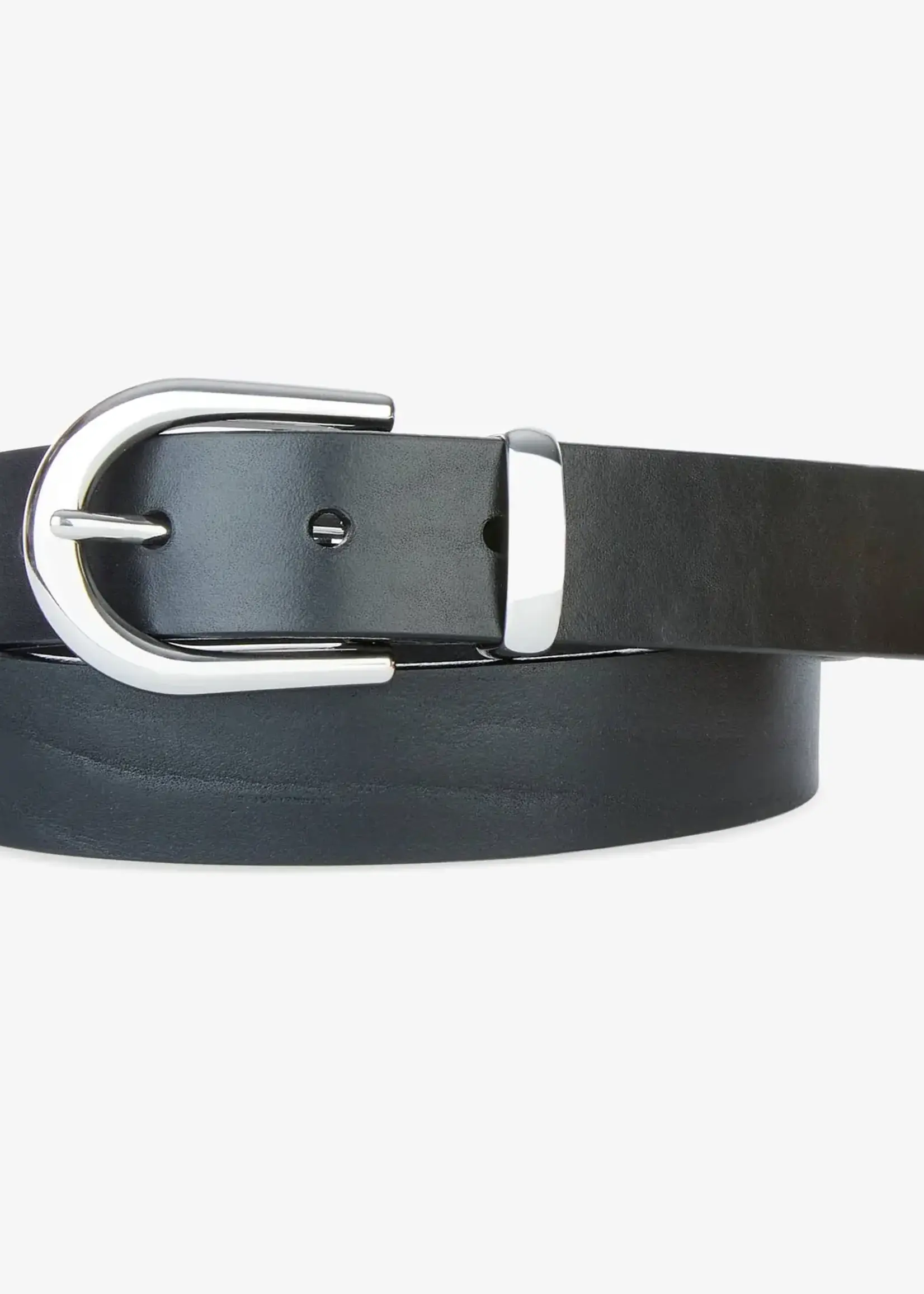 BRAVE Leather Lysander Black Bridle Belt
