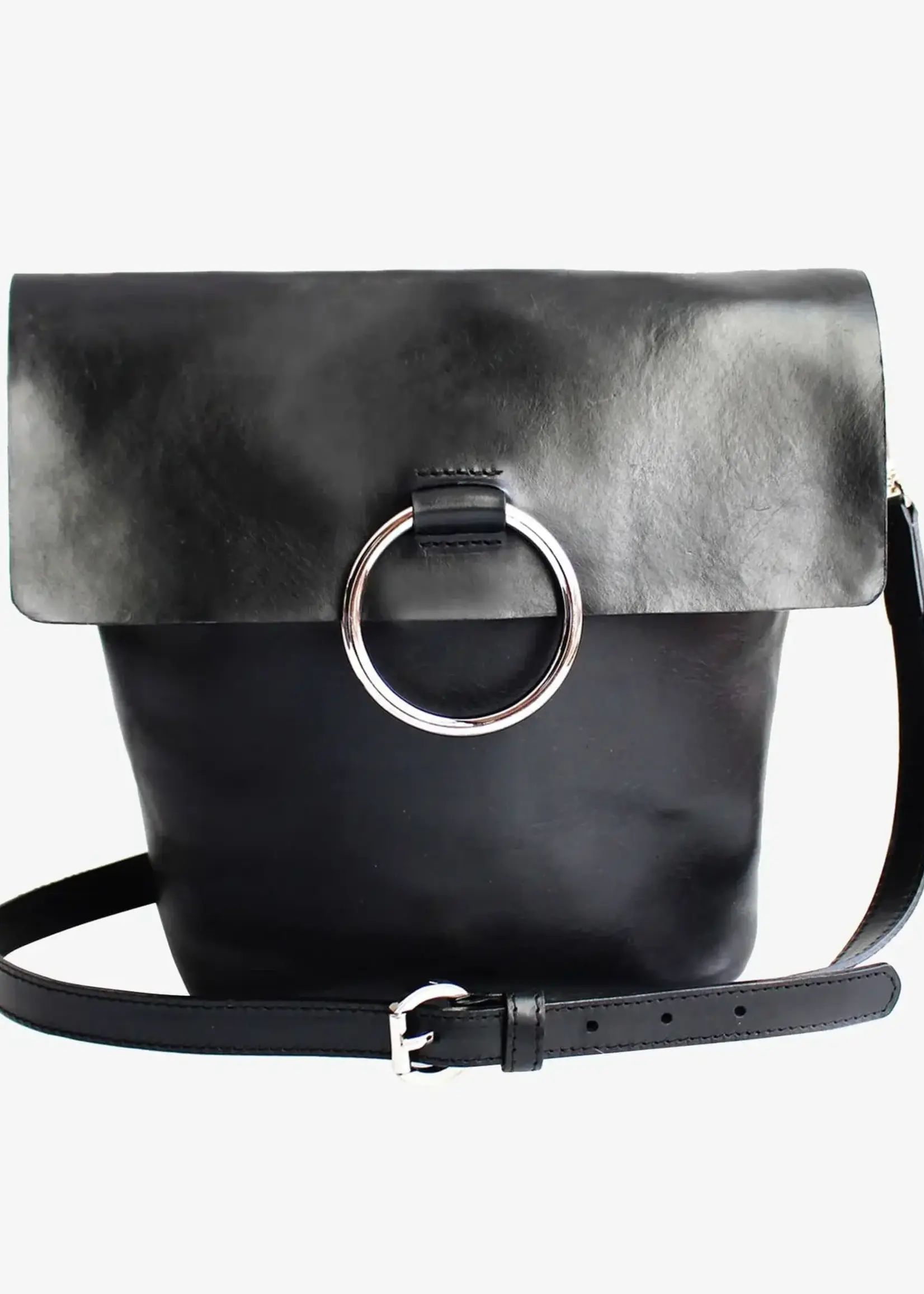 BRAVE Leather Virtue Black Bridle Bag