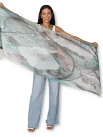 The Artist Label Winter Dance Viscose-Modal Scarf