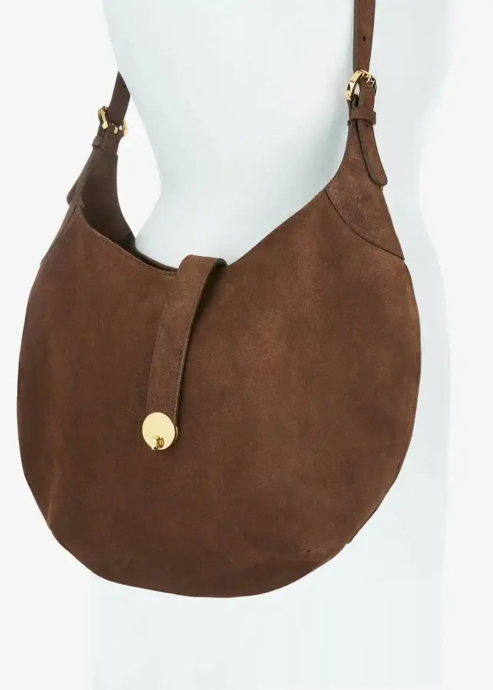 BRAVE Leather Kelani Castoro Suede Bag