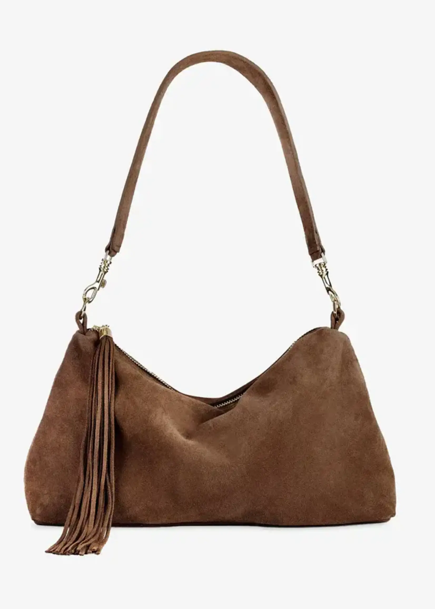 BRAVE Leather Colson Castora Suede Bag