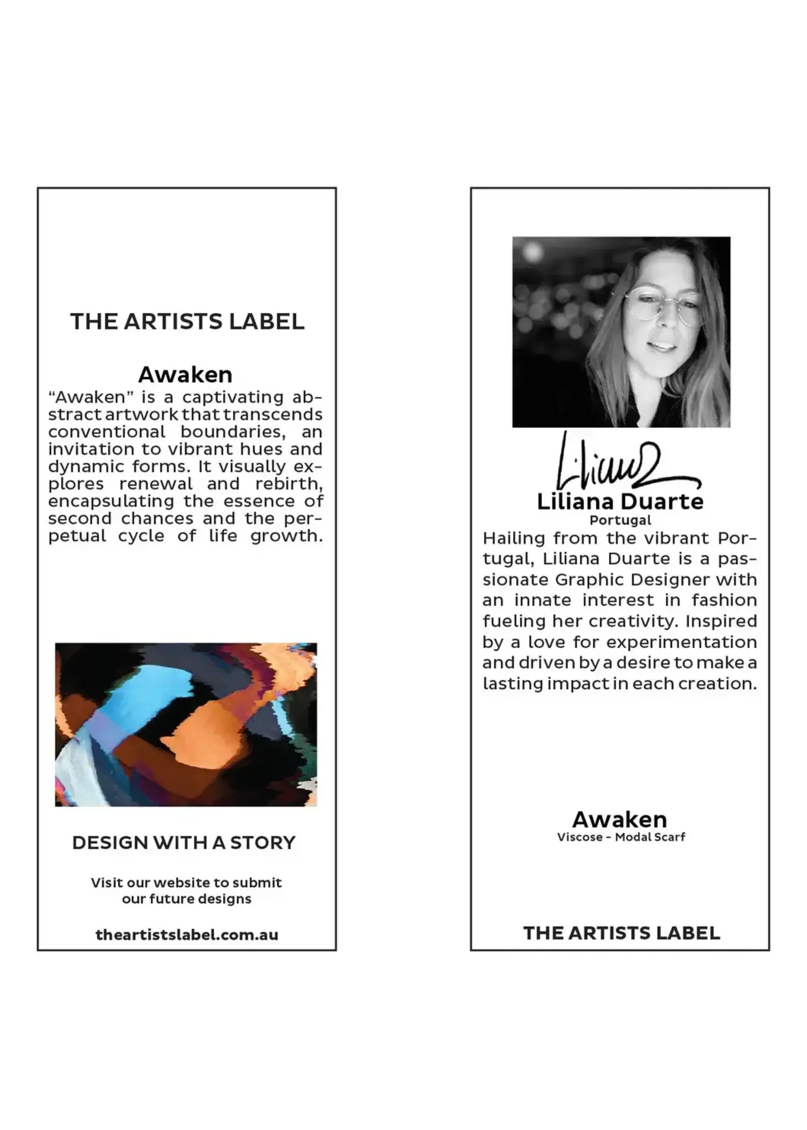 The Artist Label Awaken Viscose-Modal Scarf