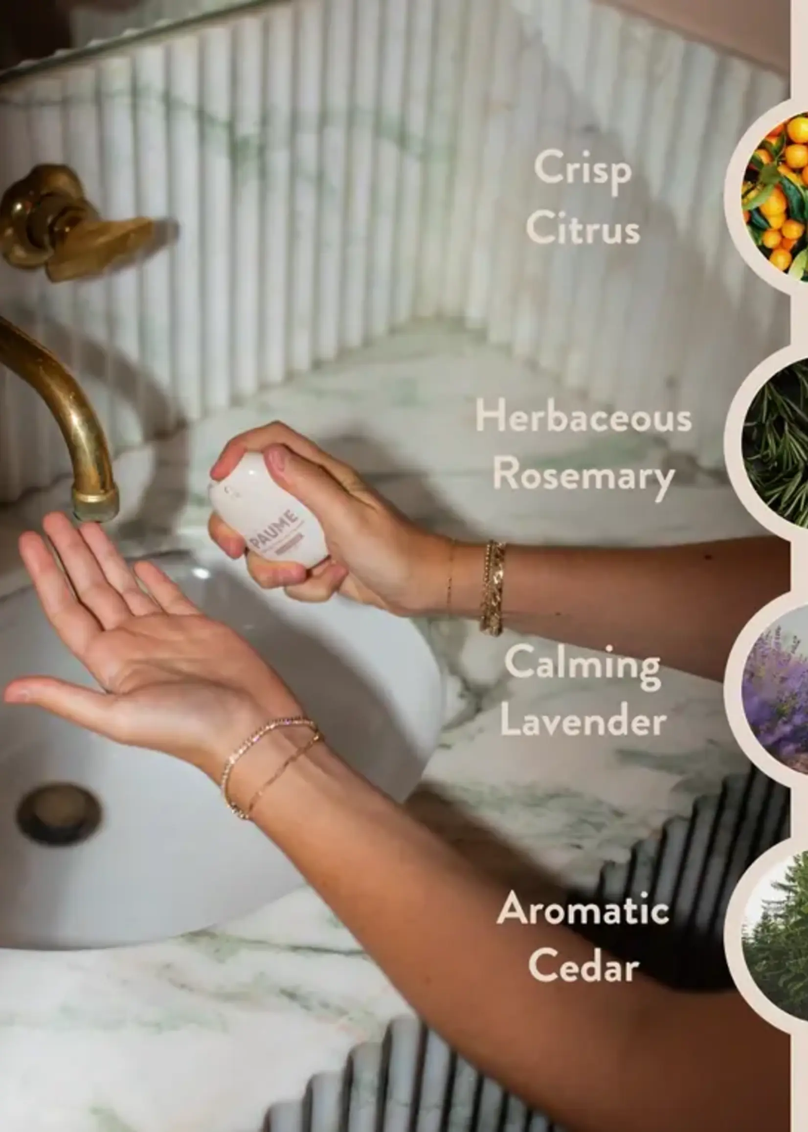 PAUME Hydrating Antibacterial Hand Mist Bottle