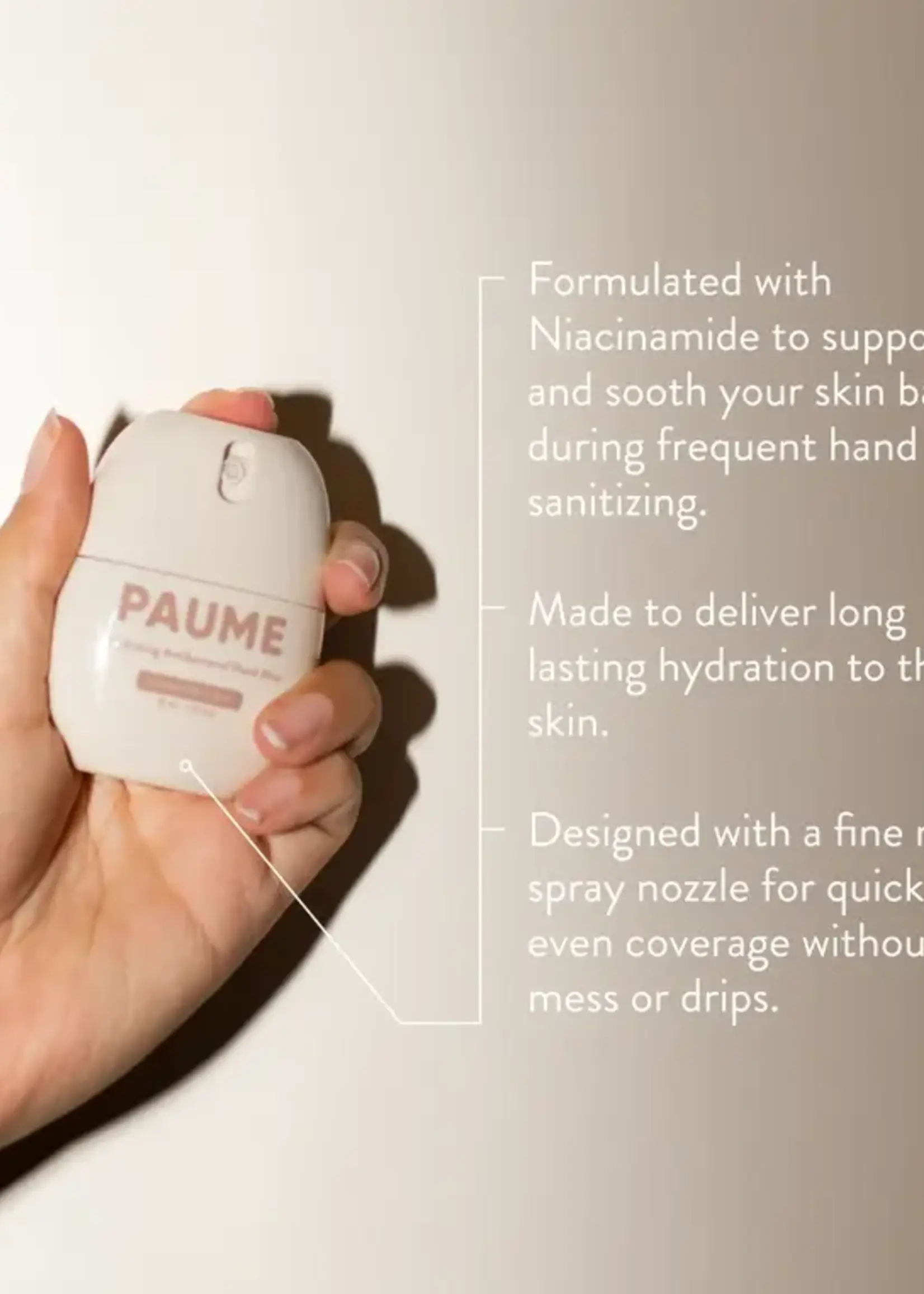 PAUME Hydrating Antibacterial Hand Mist Bottle