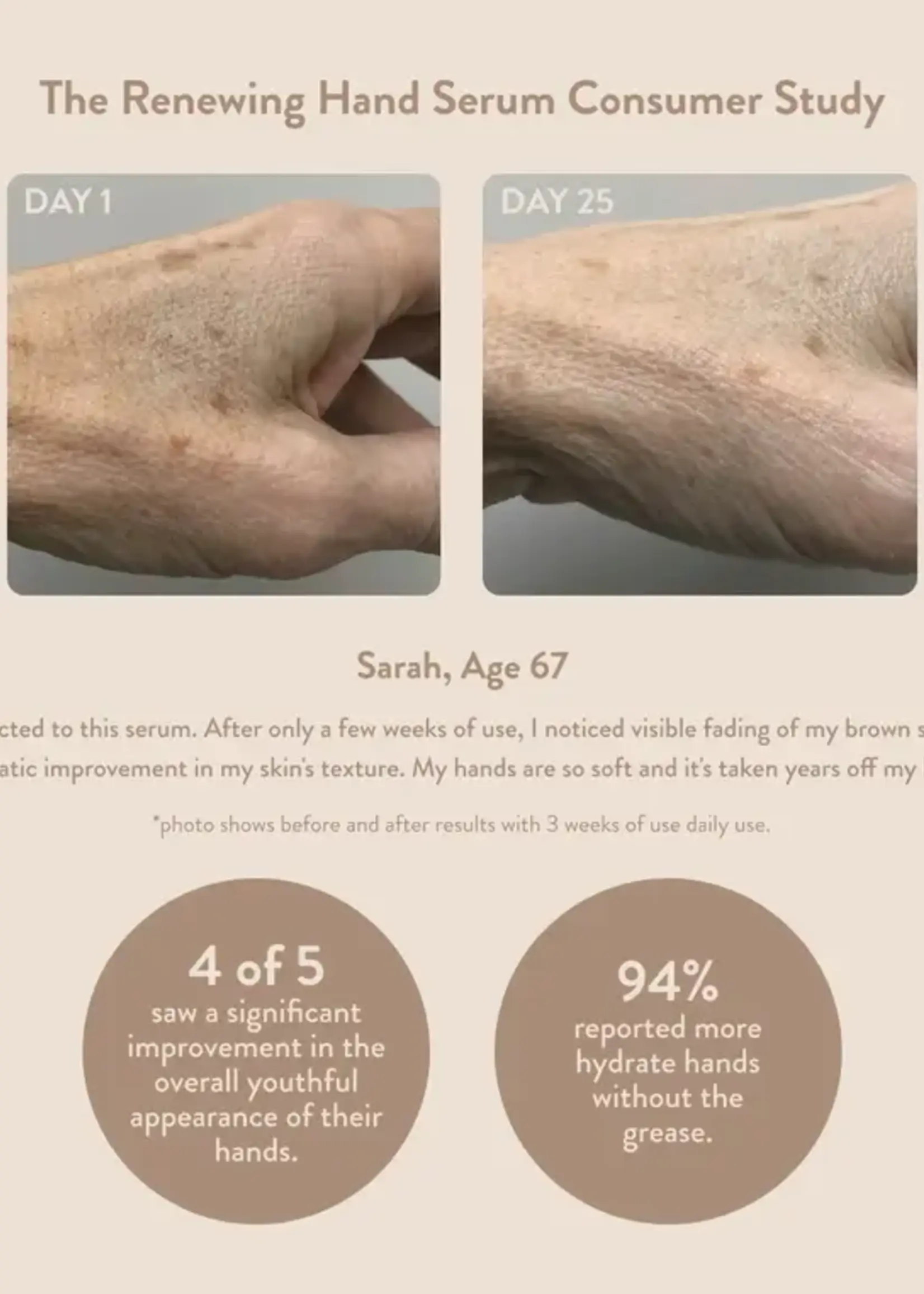 PAUME Renewing Hand Serum for Aging Skin