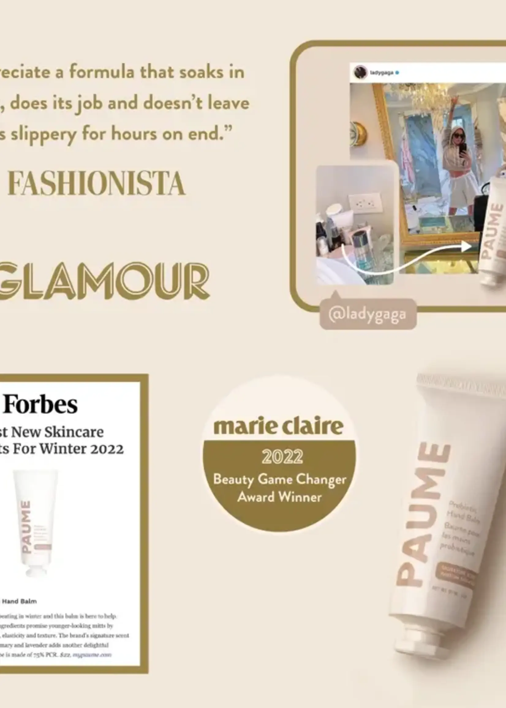 PAUME Probiotic Hand Balm
