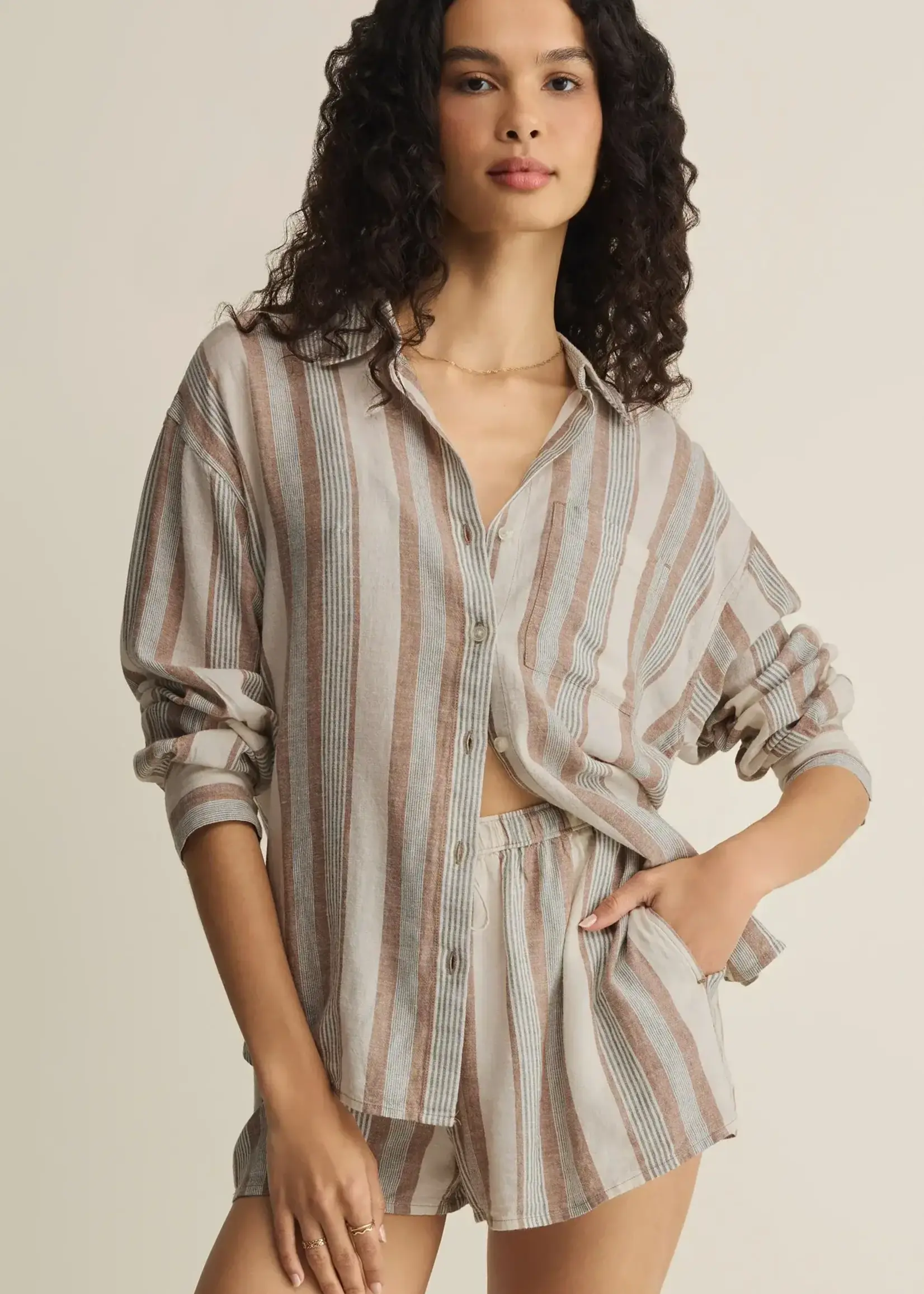Z SUPPLY The Perfect Striped Button Up