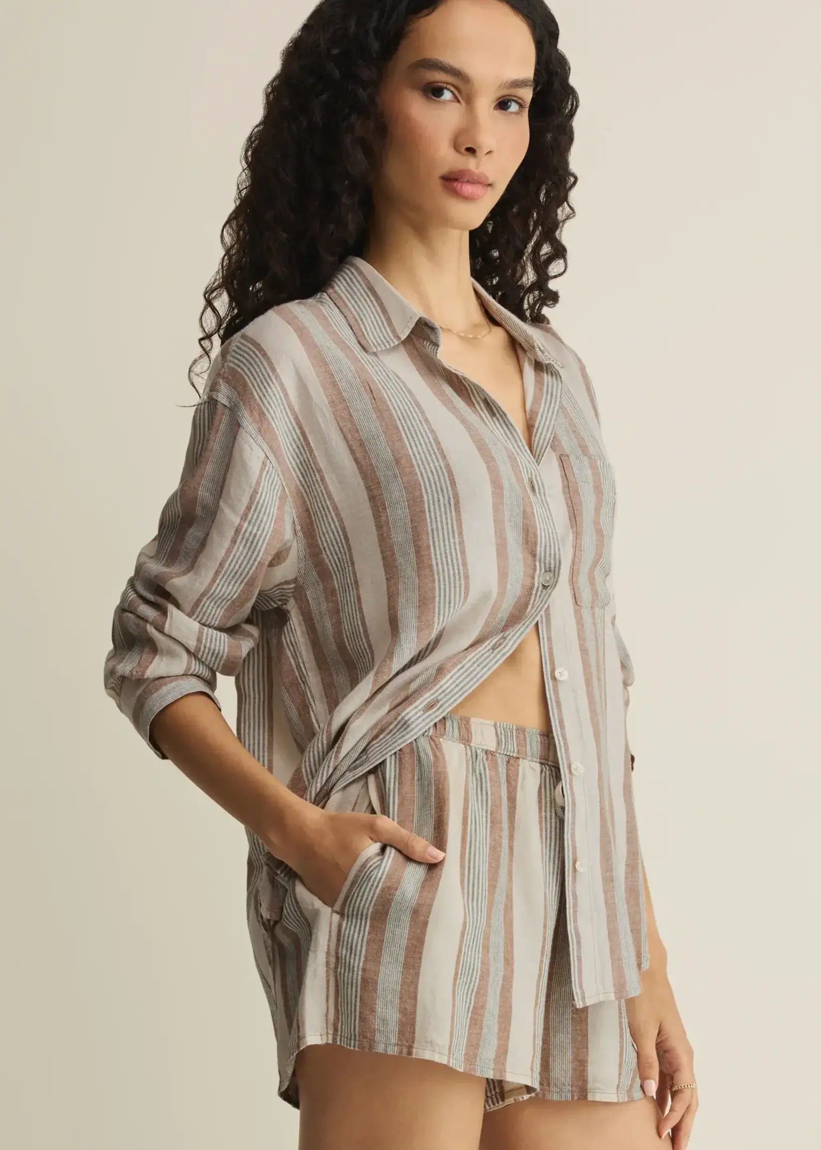 Z SUPPLY The Perfect Striped Button Up