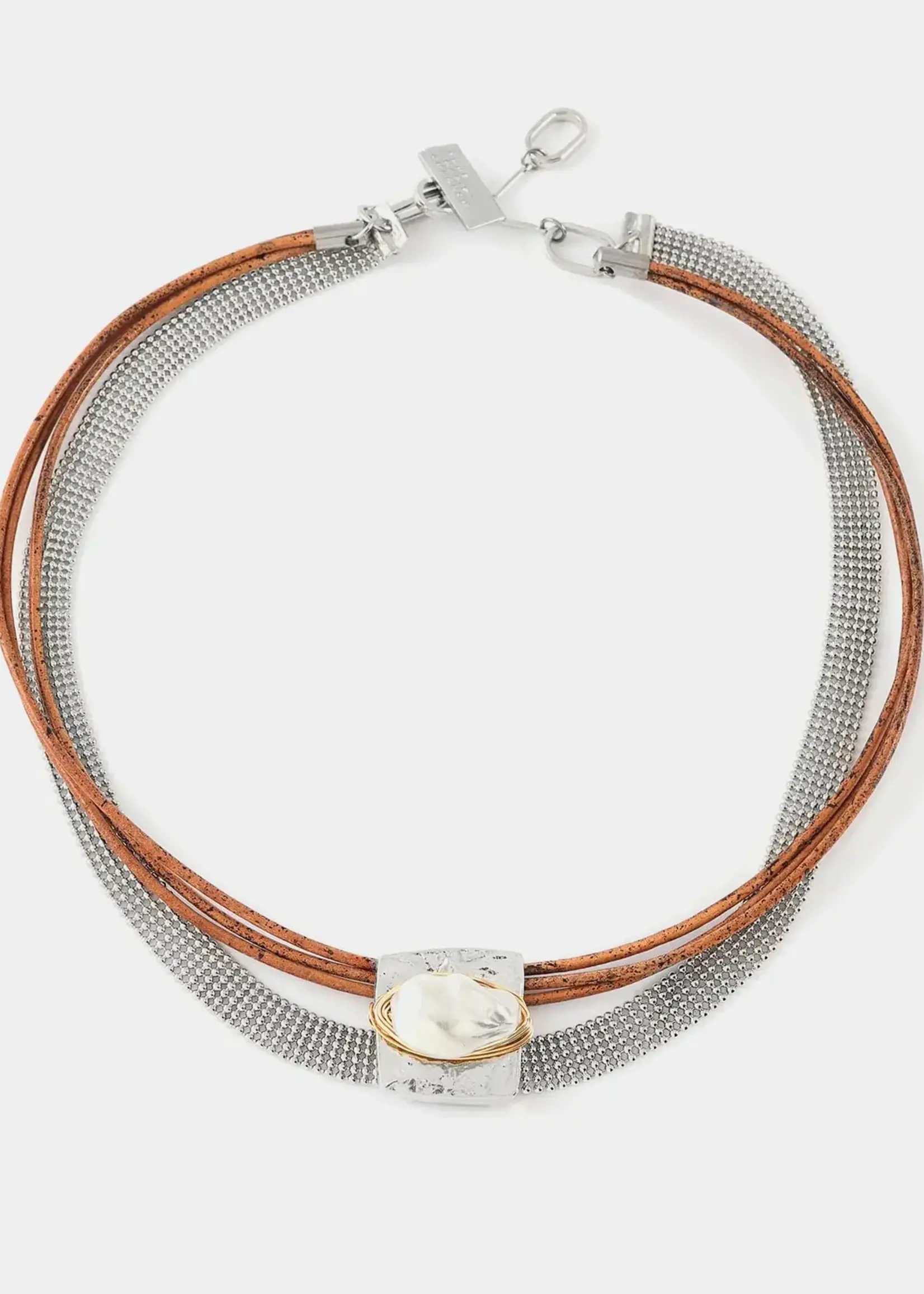Anne-Marie Chagnon Rasbor Two-Tone Necklace