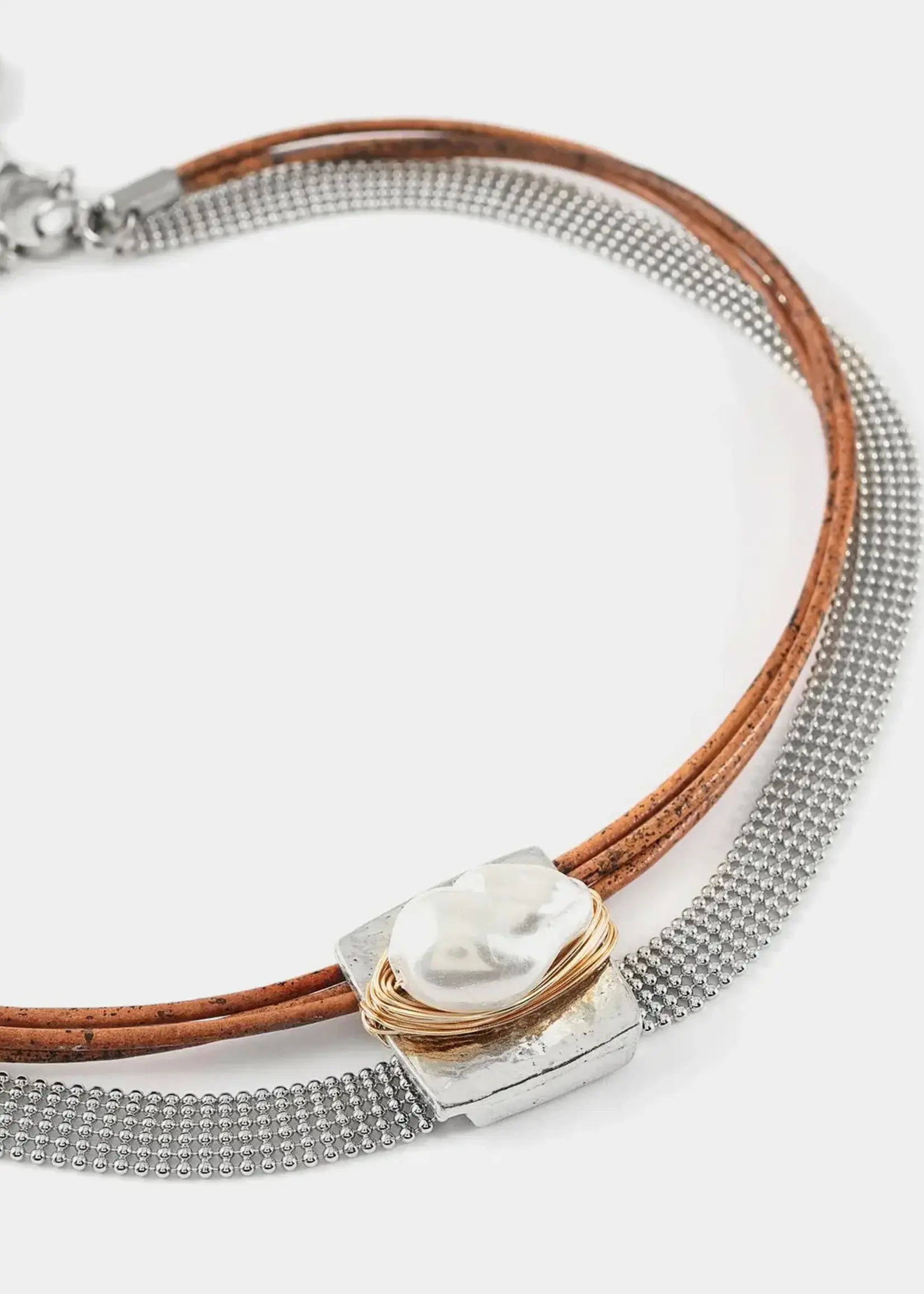 Anne-Marie Chagnon Rasbor Two-Tone Necklace