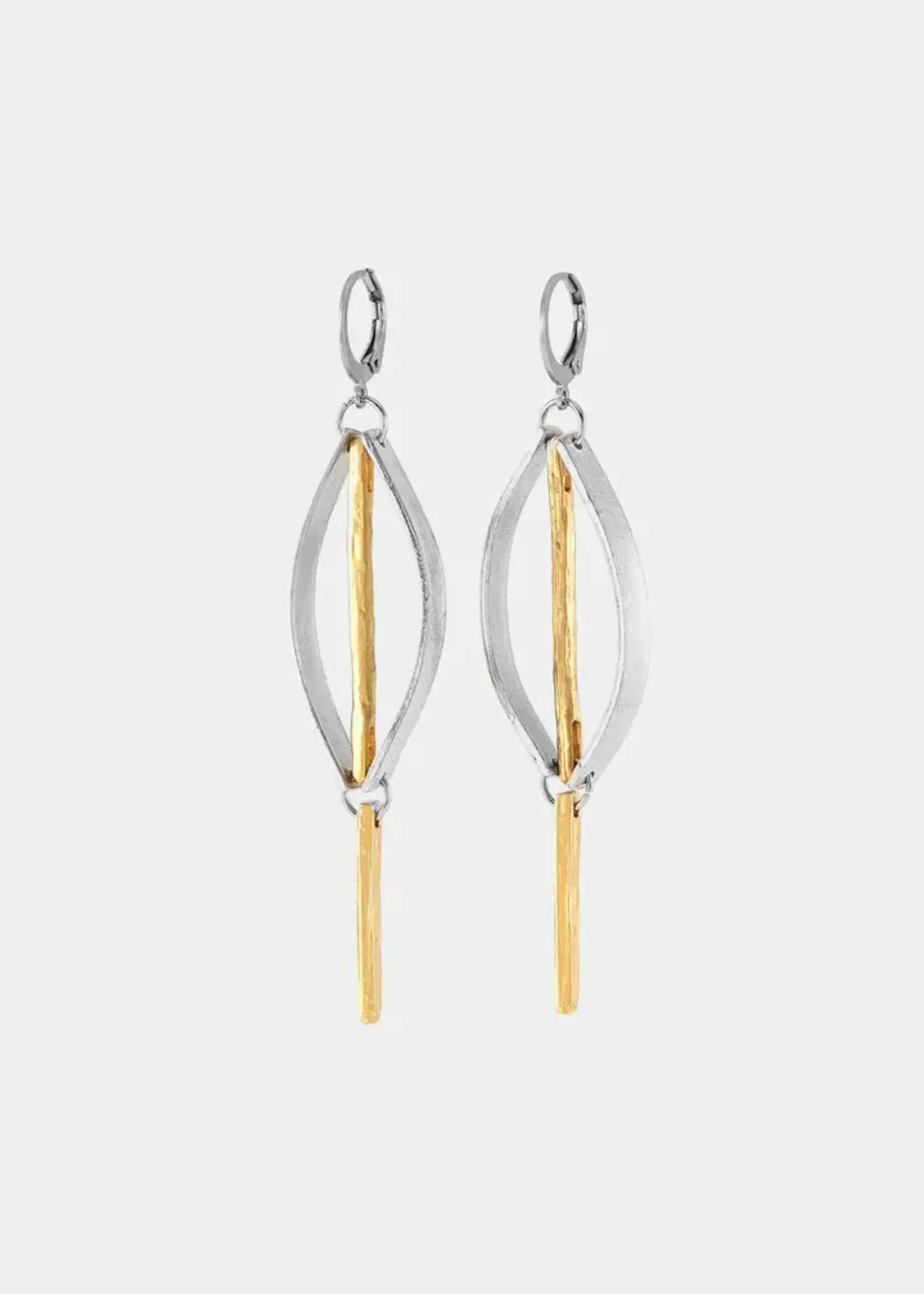 Anne-Marie Chagnon Yselo Two-Tone Earrings