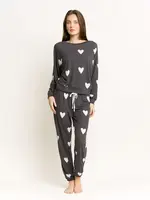 Honeydew Noir Hearts Star Seeker Lounge Set