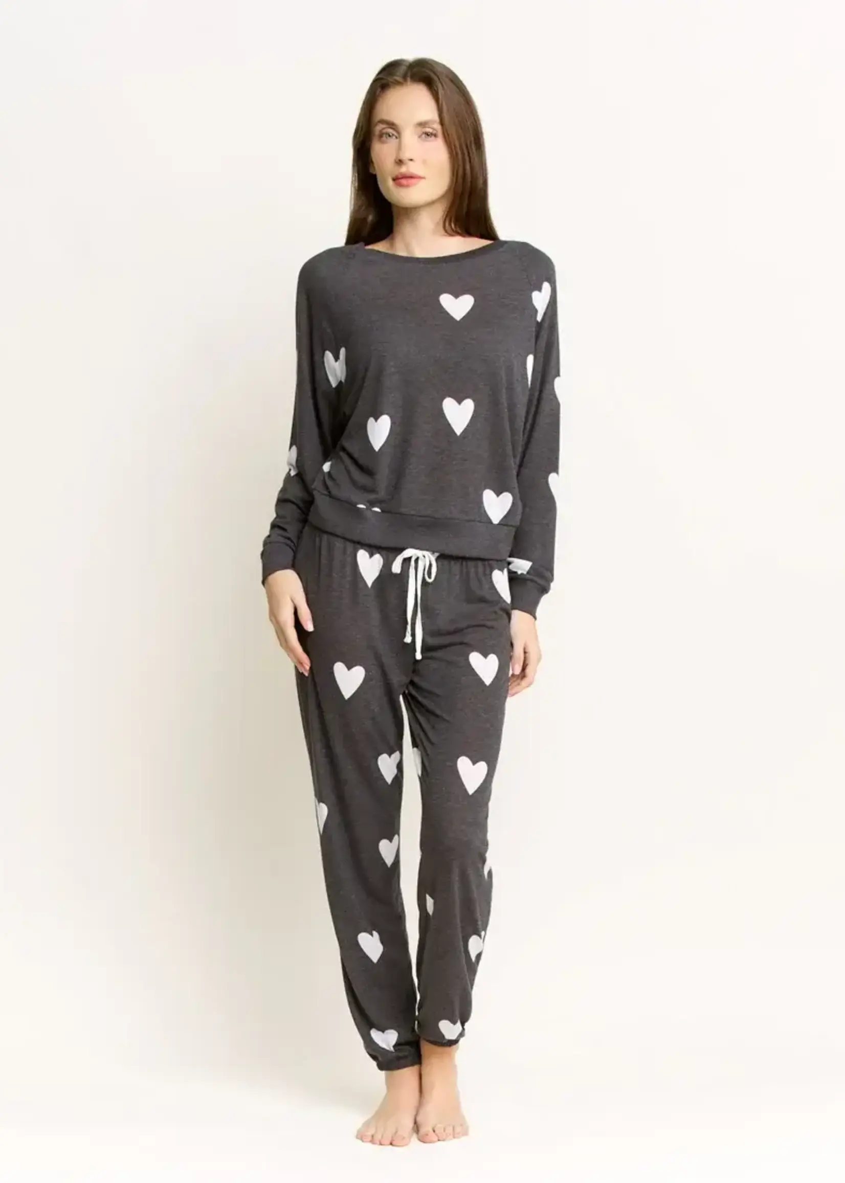 Honeydew Noir Hearts Star Seeker Lounge Set