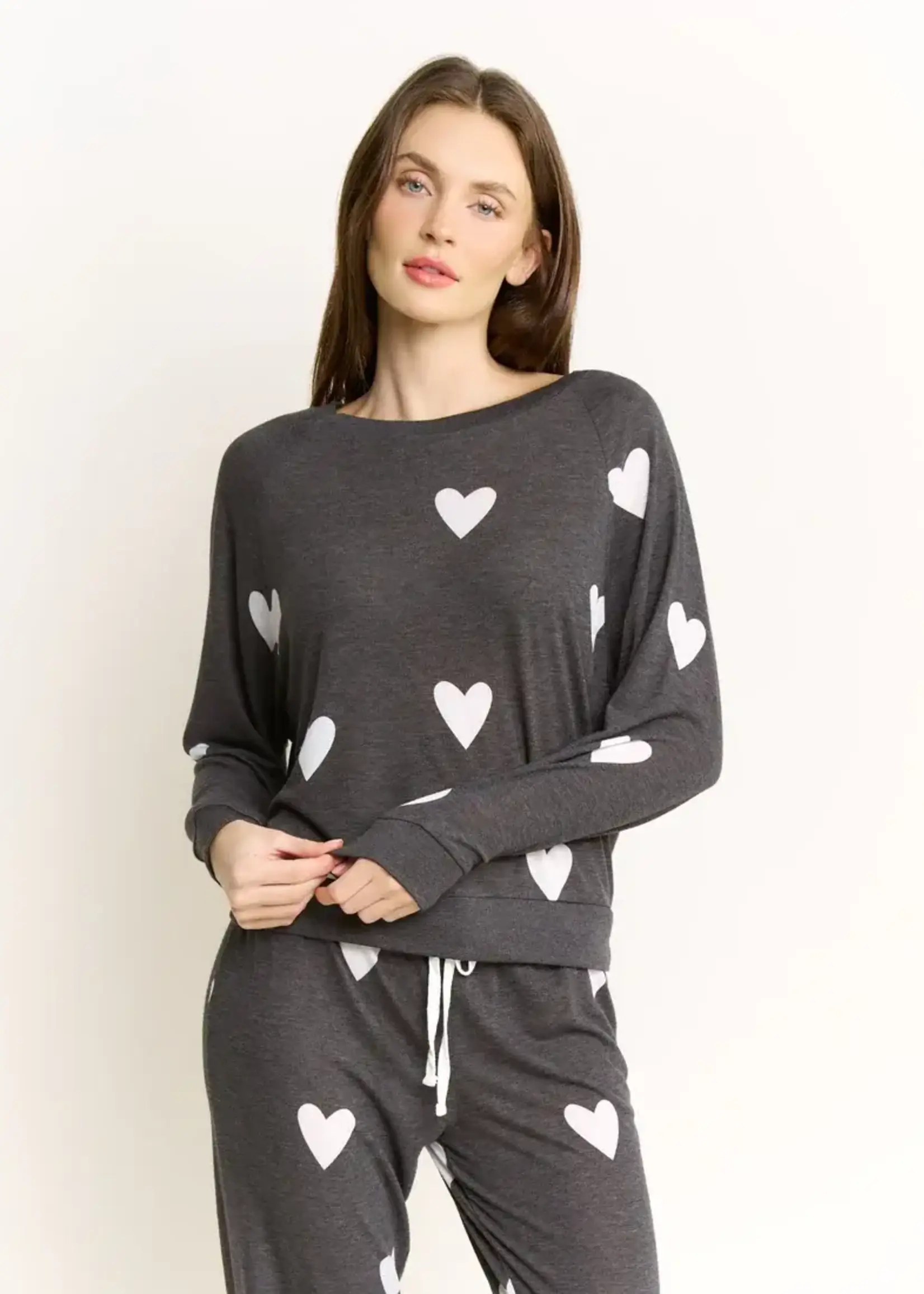 Honeydew Noir Hearts Star Seeker Lounge Set