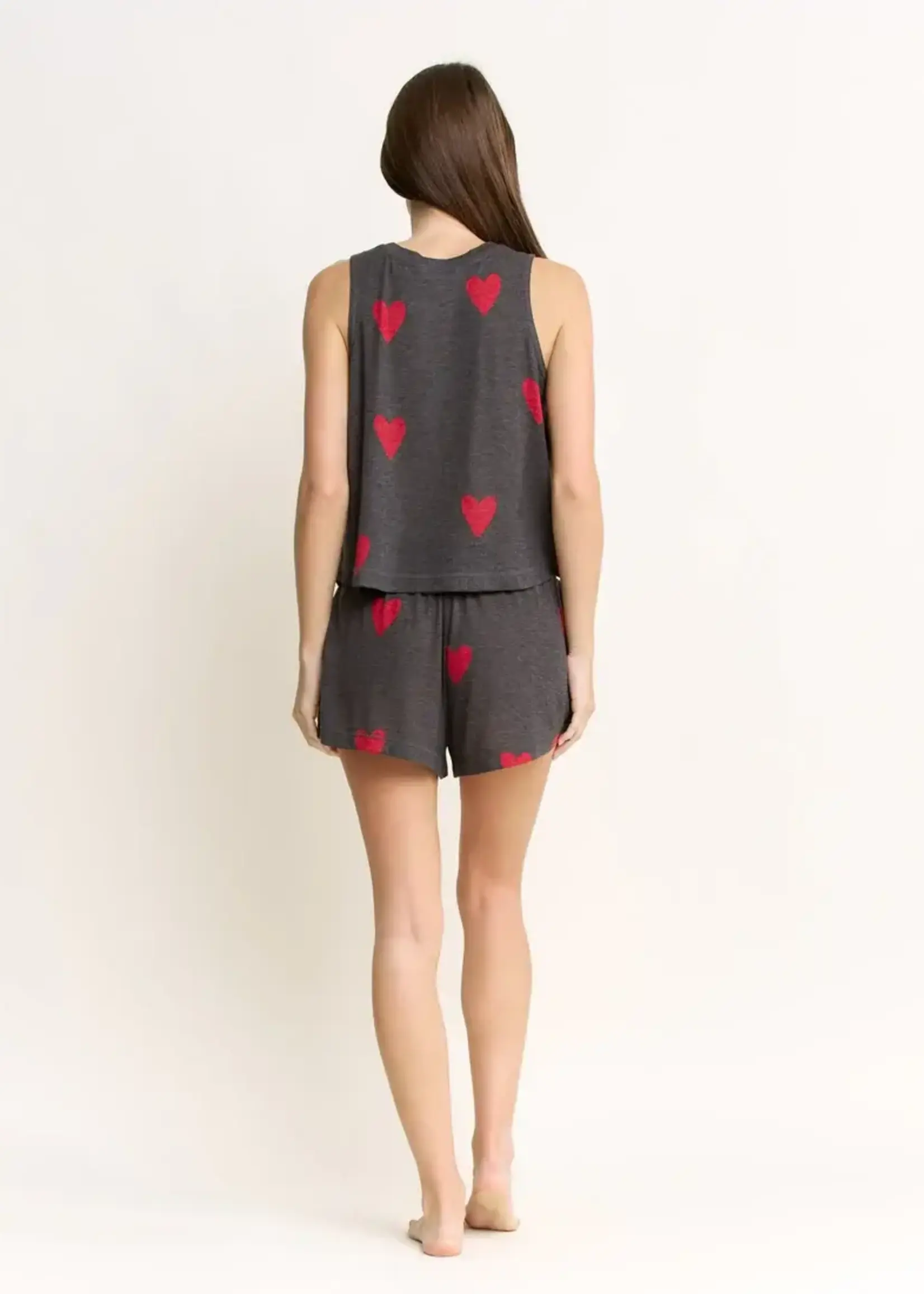 Honeydew Valentine Hearts Star Seeker Tank Shortie Set