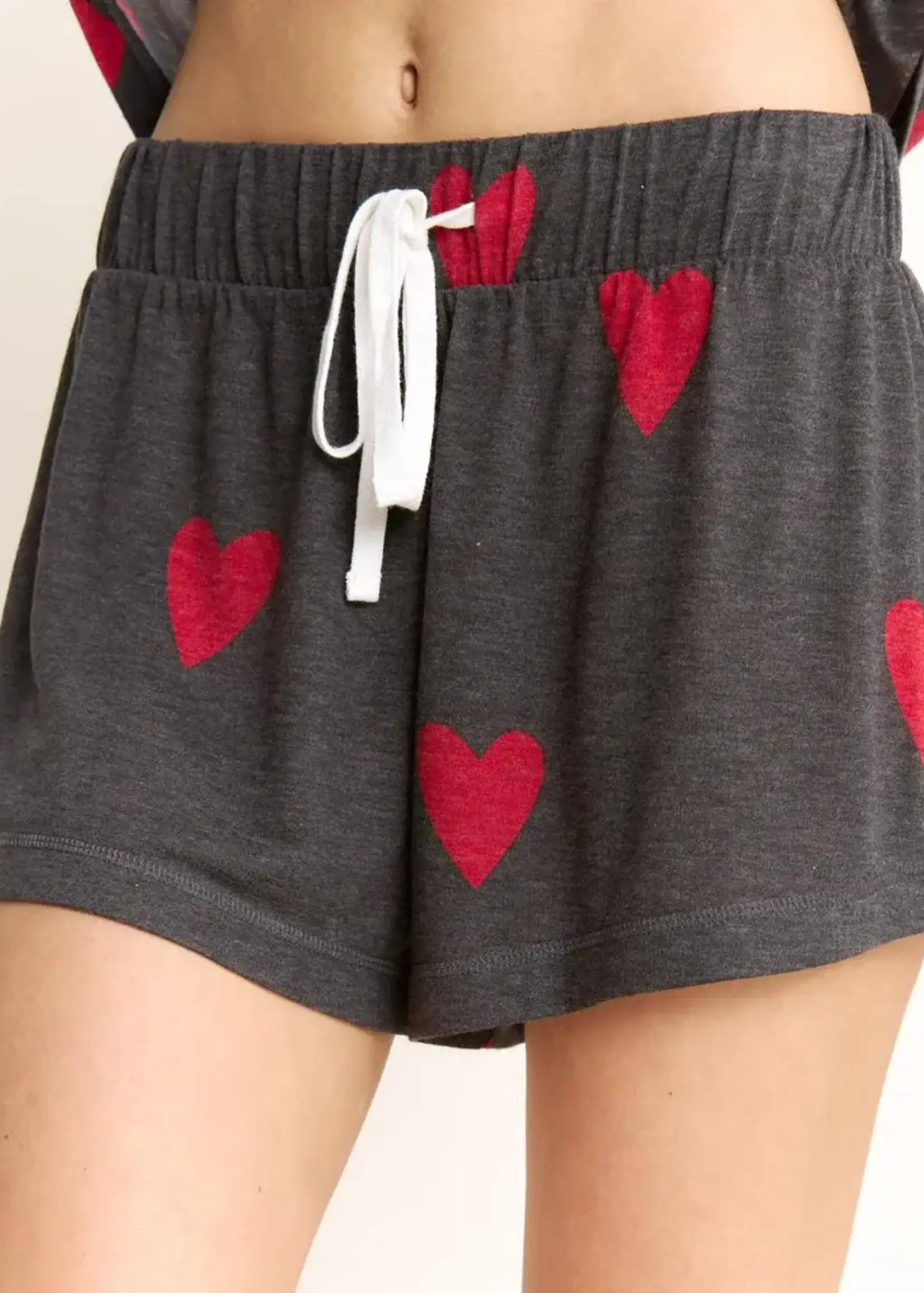 Honeydew Valentine Hearts Star Seeker Tank Shortie Set