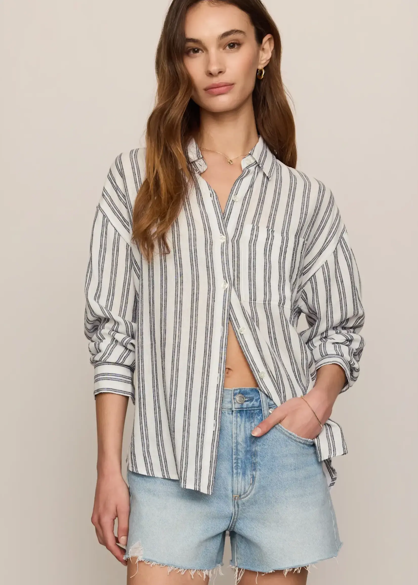 Z SUPPLY The Perfect Striped Button Up