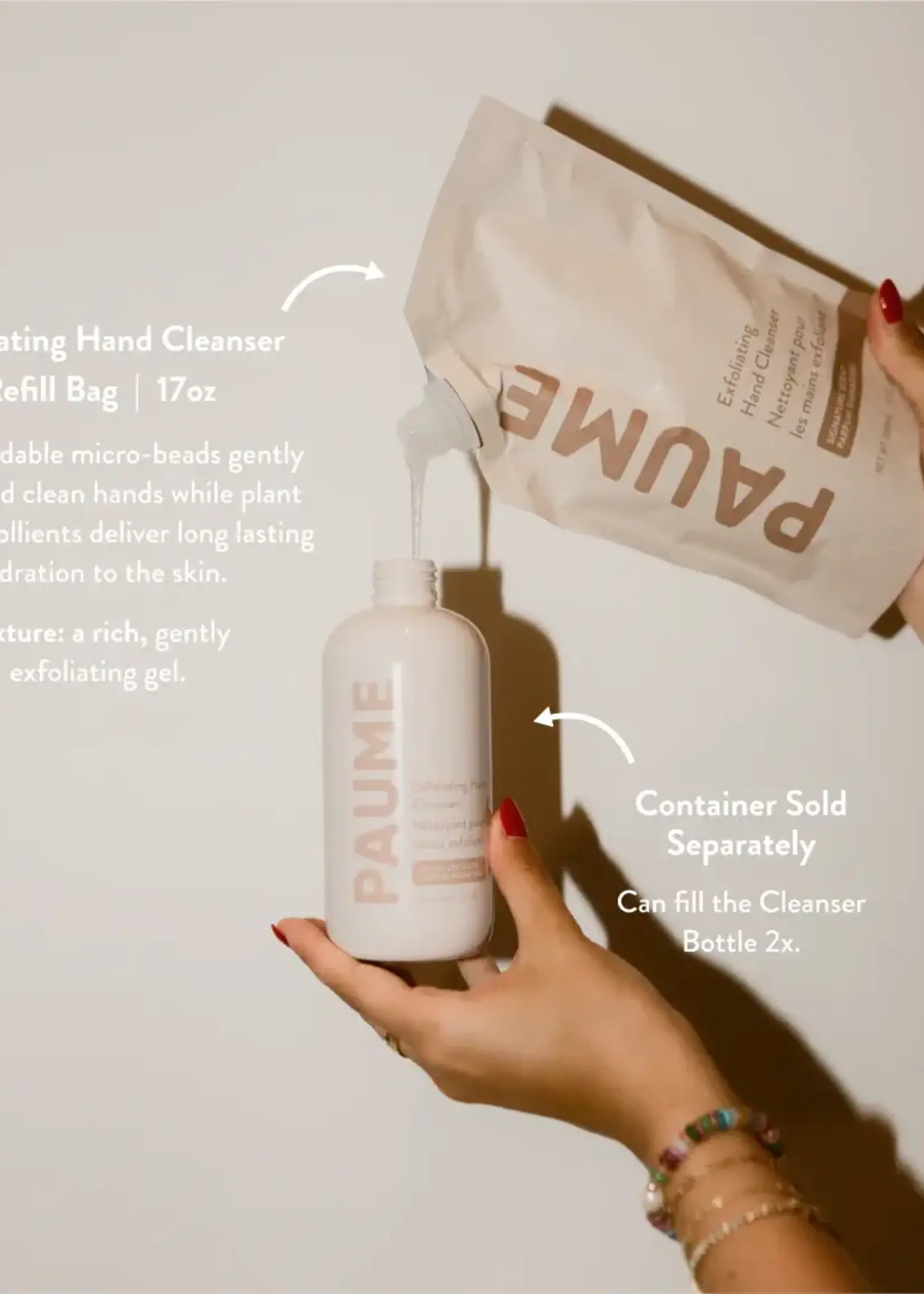 PAUME Exfoliating Hand Cleanser Refill Bag