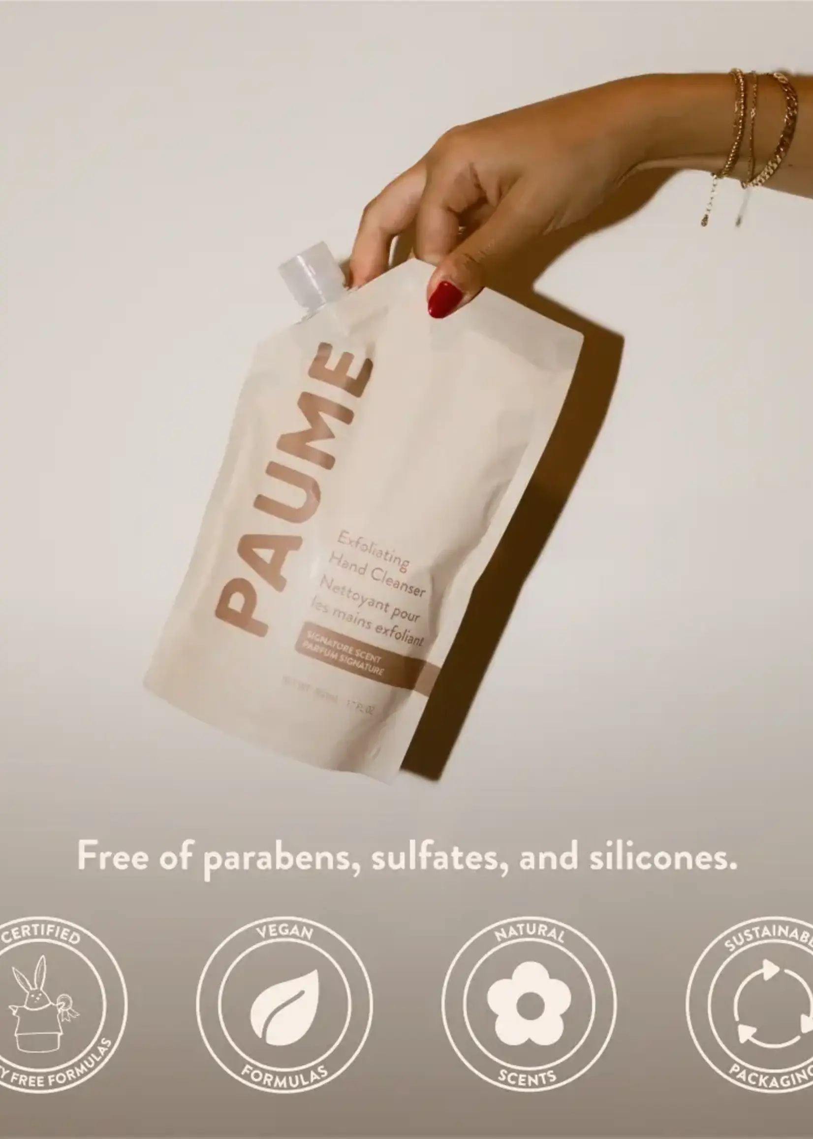 PAUME Exfoliating Hand Cleanser Refill Bag