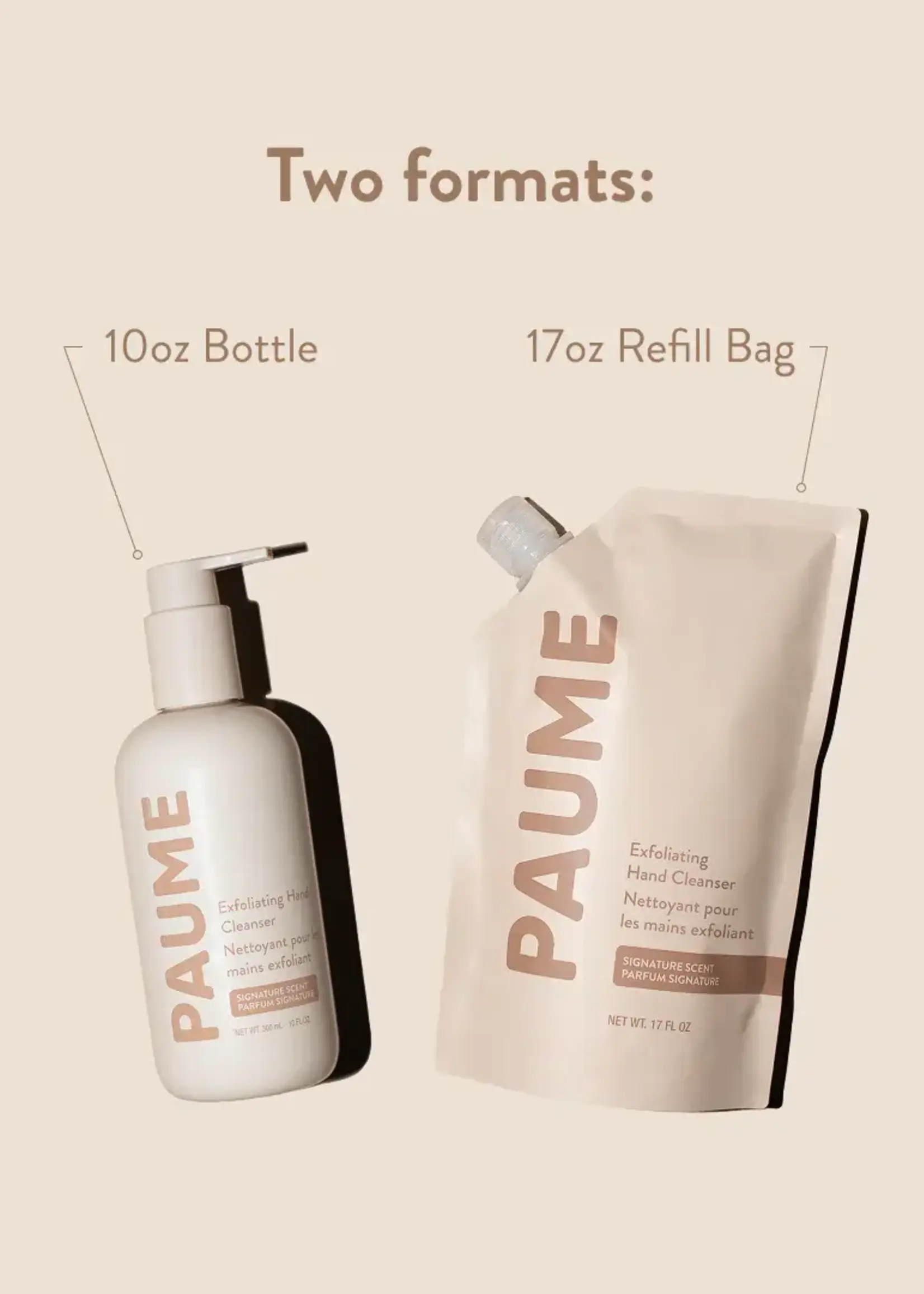 PAUME Exfoliating Hand Cleanser Refill Bag