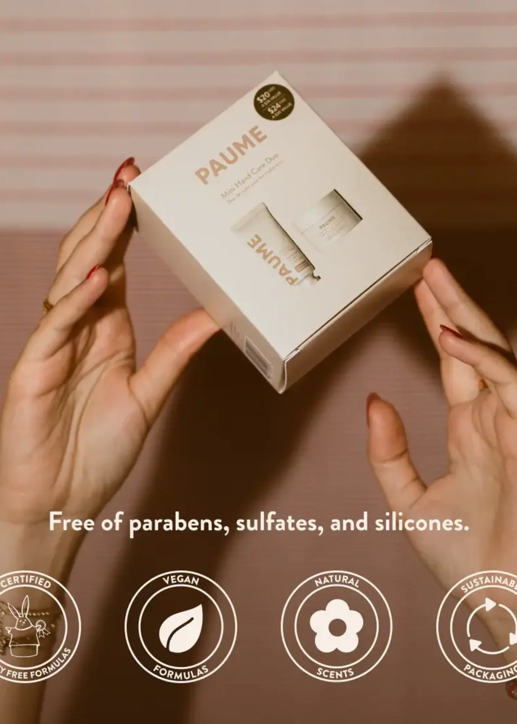PAUME Mini Hand Care Duo Boxed Set