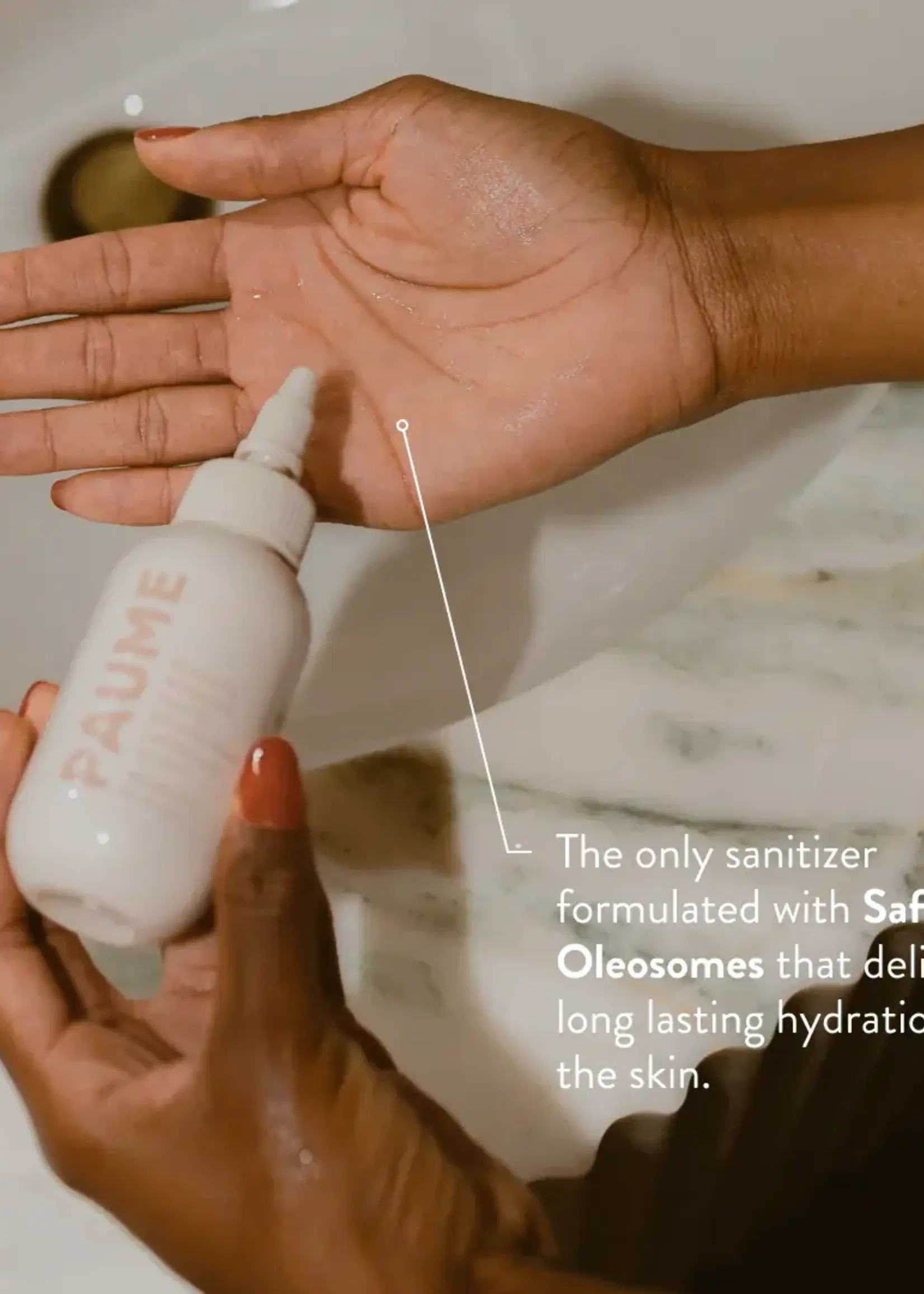 PAUME Moisturing Antibacterial Hand Gel Bottle