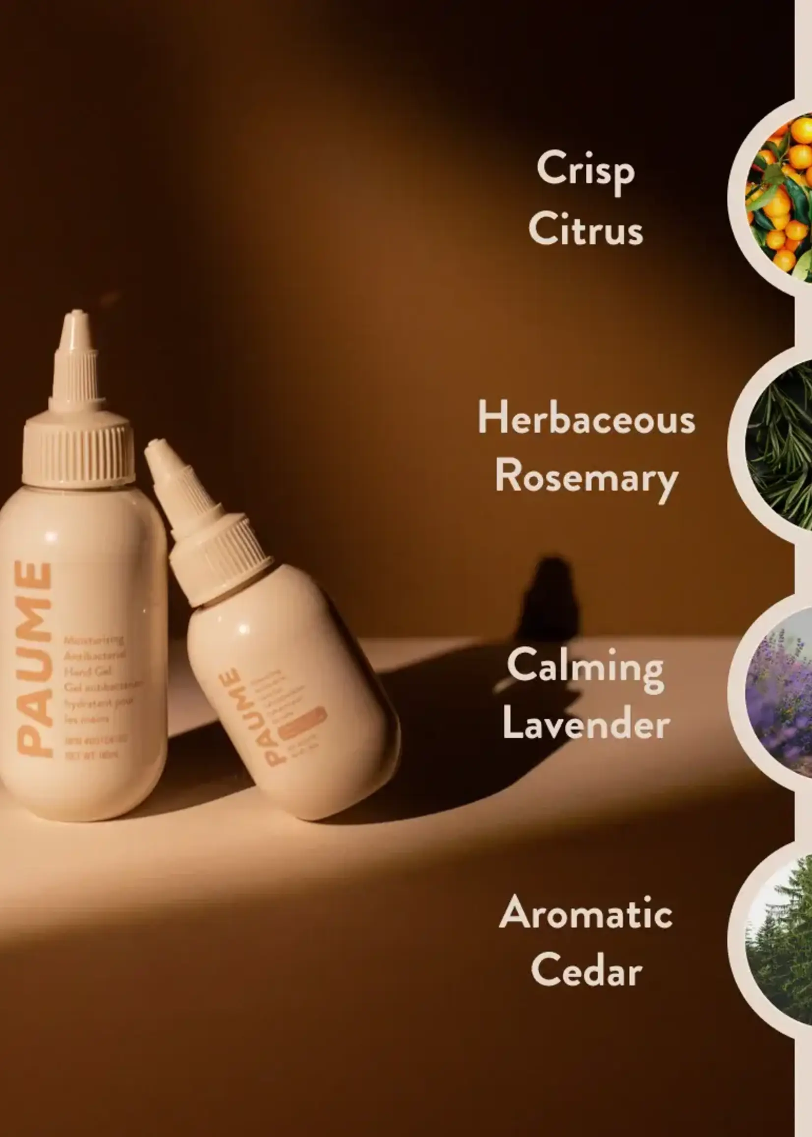 PAUME Moisturing Antibacterial Hand Gel Bottle