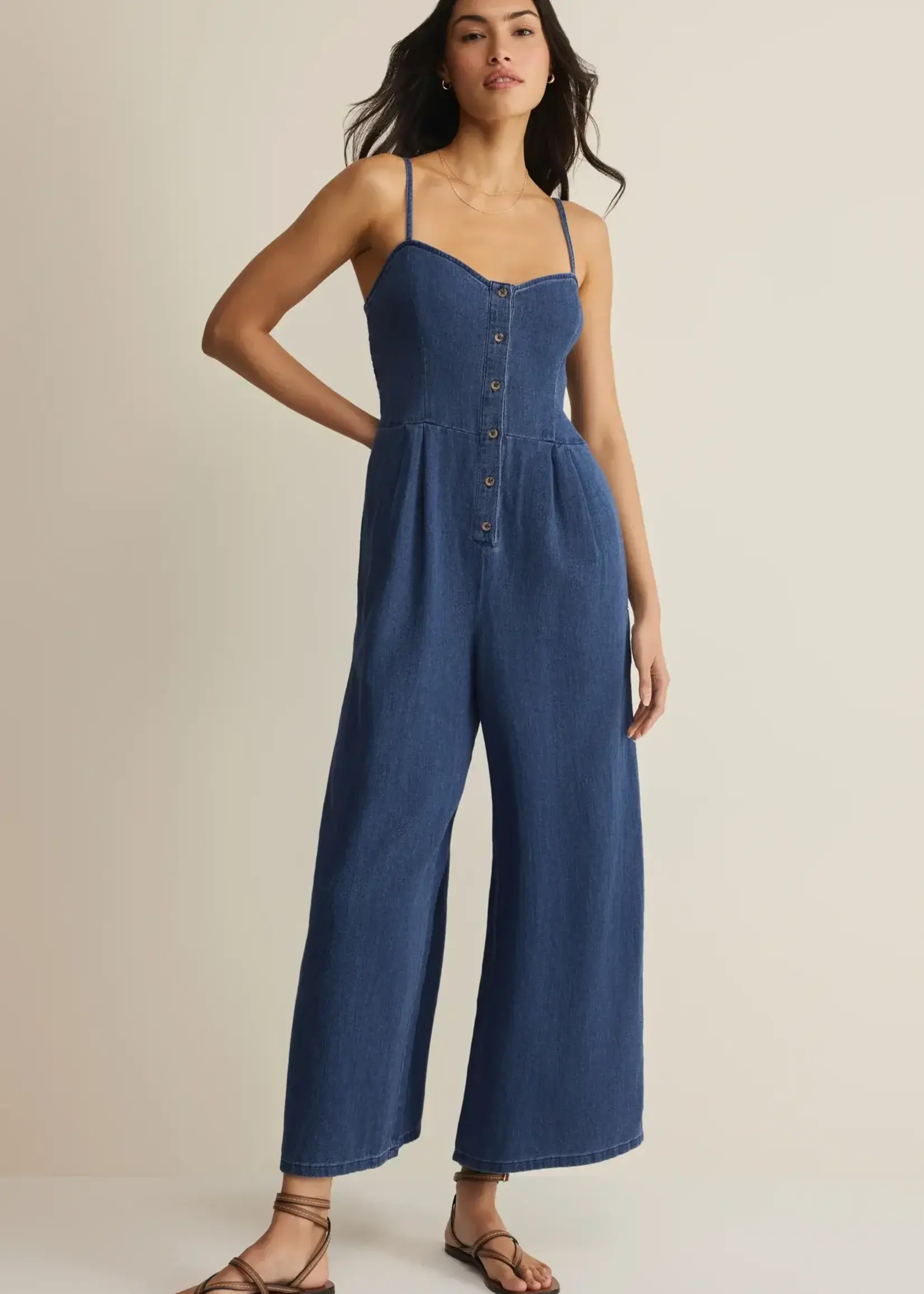 Z SUPPLY Angel Eyes Twill Jumpsuit