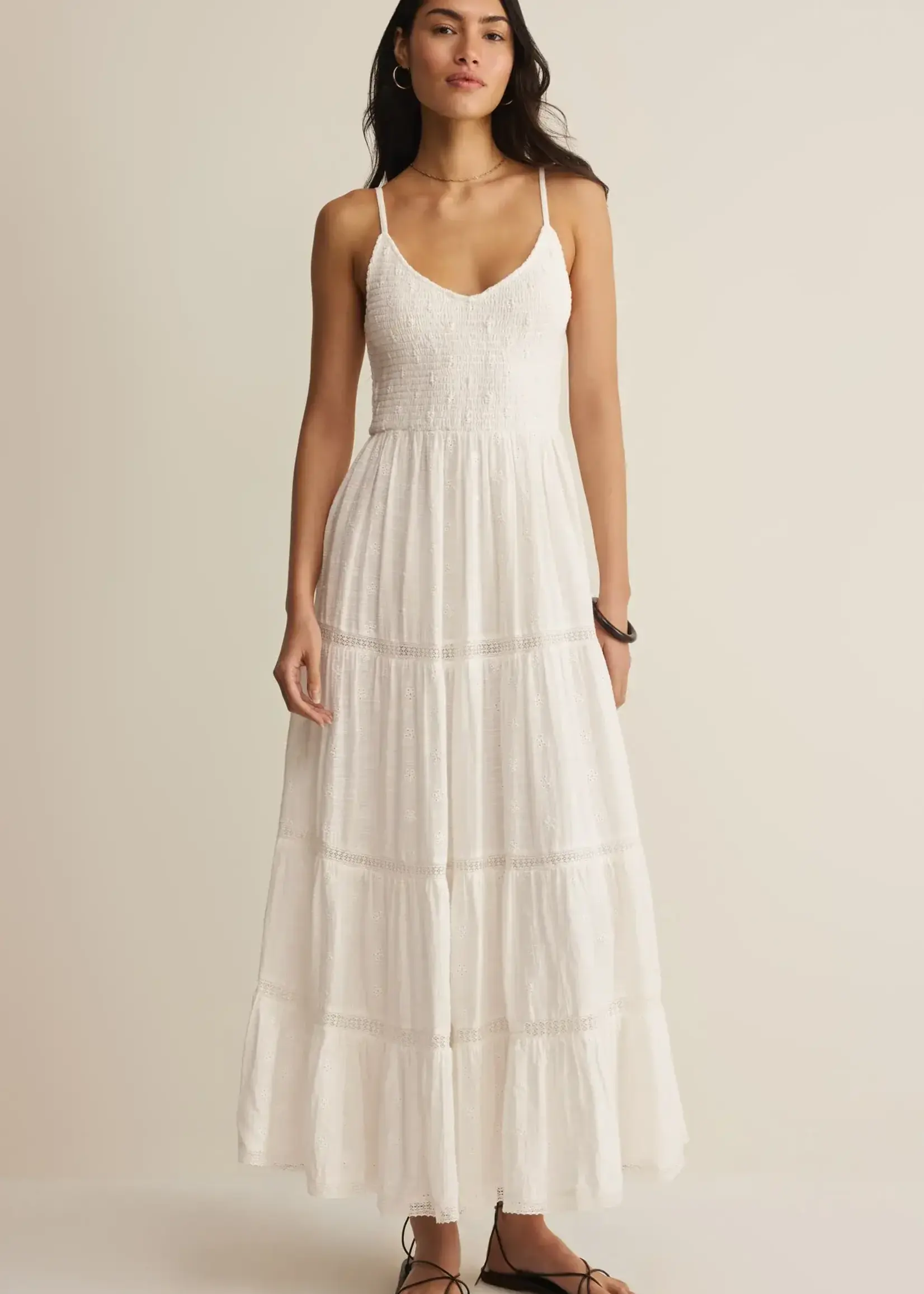 Z SUPPLY Behati Eyelet Maxi Dress