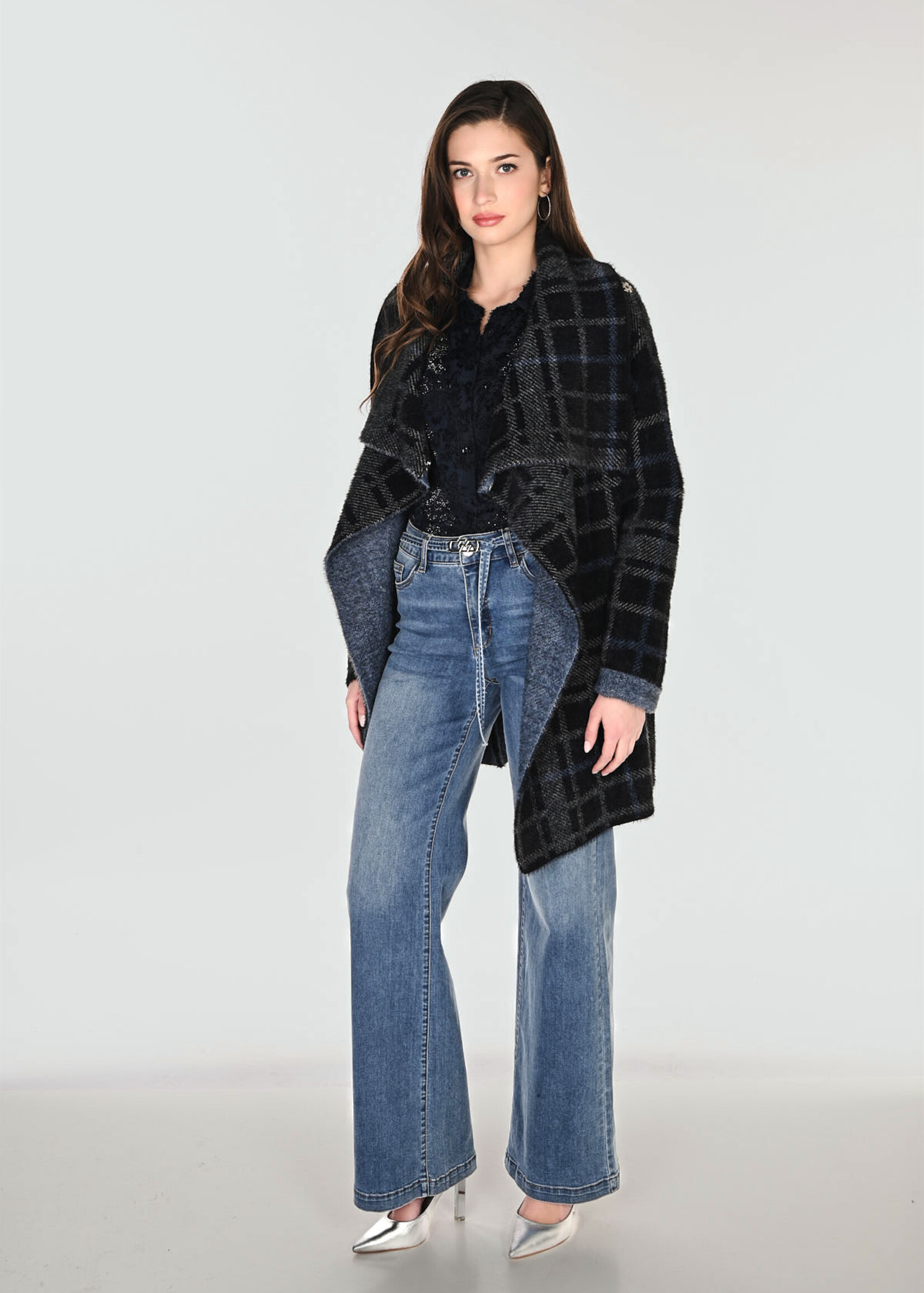 Frank Lyman Denim Jean Wide Leg