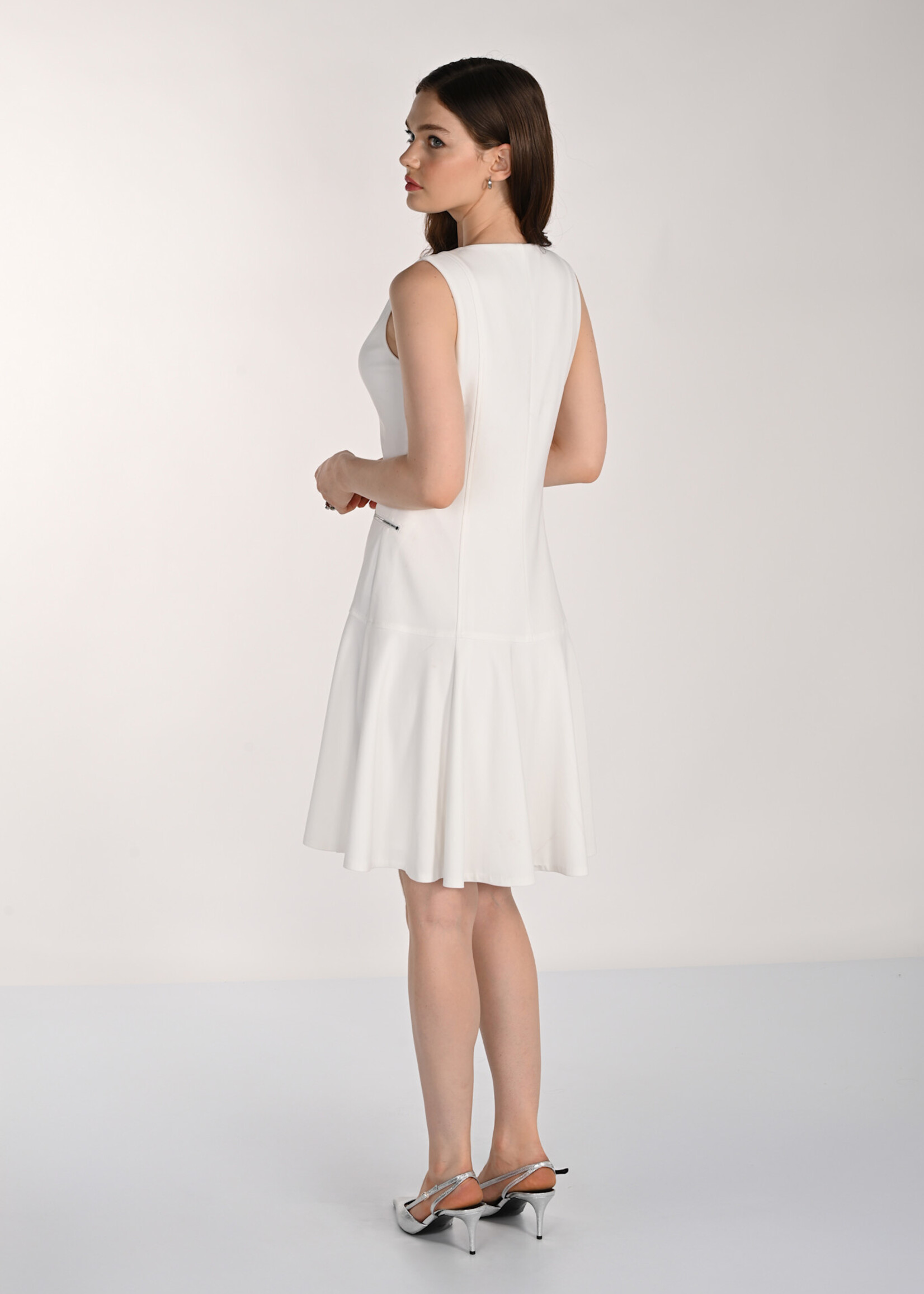 Frank Lyman Half Zip Tank Dress