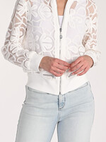 Frank Lyman Floral Mesh Jacket