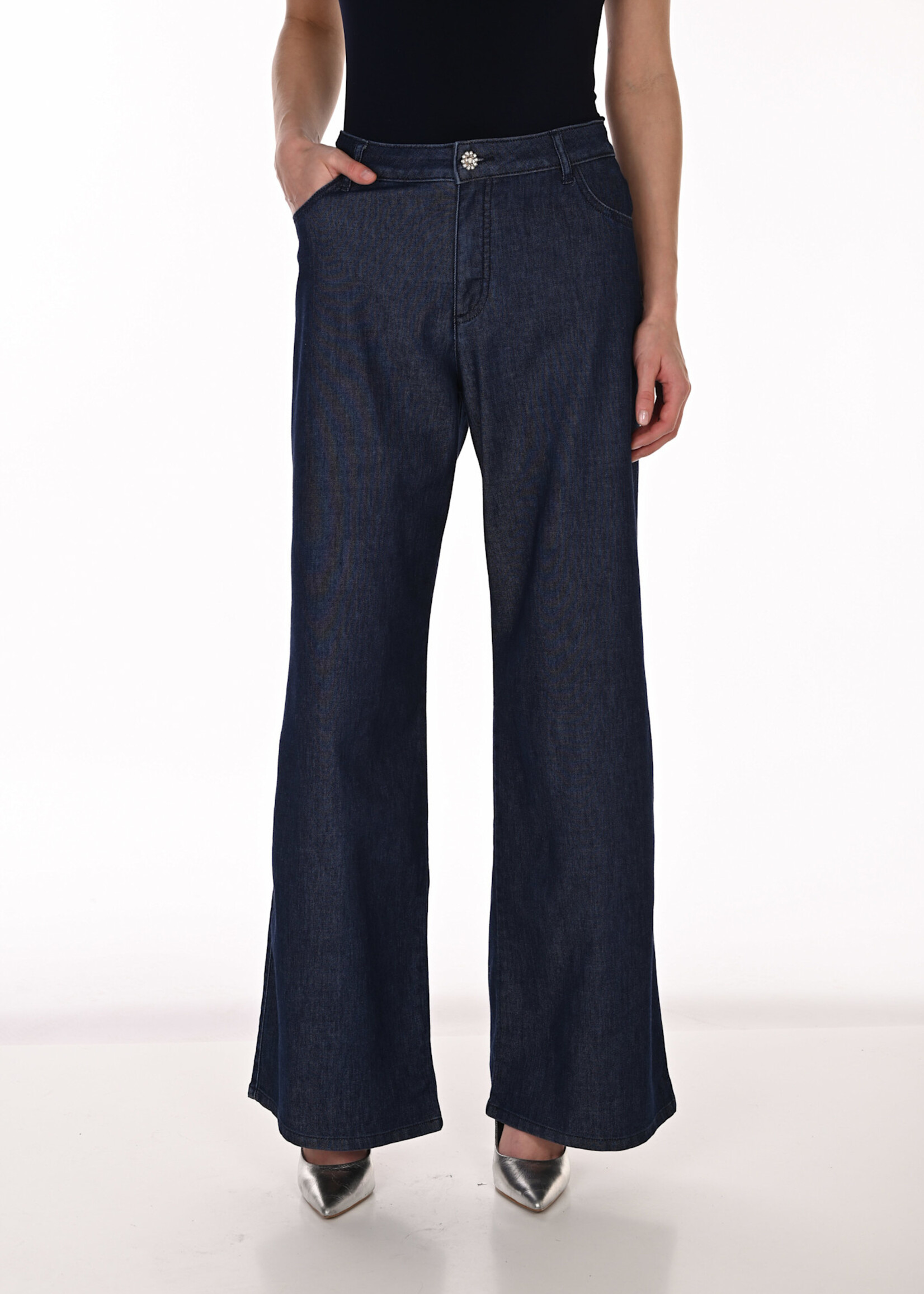 Frank Lyman Denim Jean Wide Leg